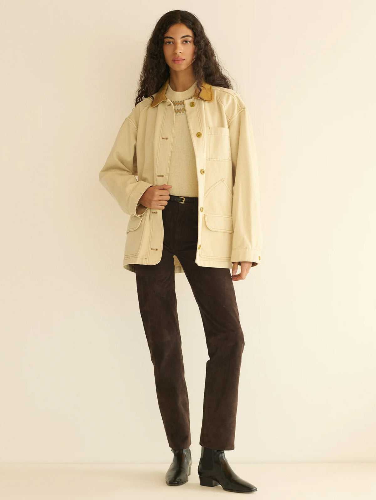 Pascual Jacket in Straw