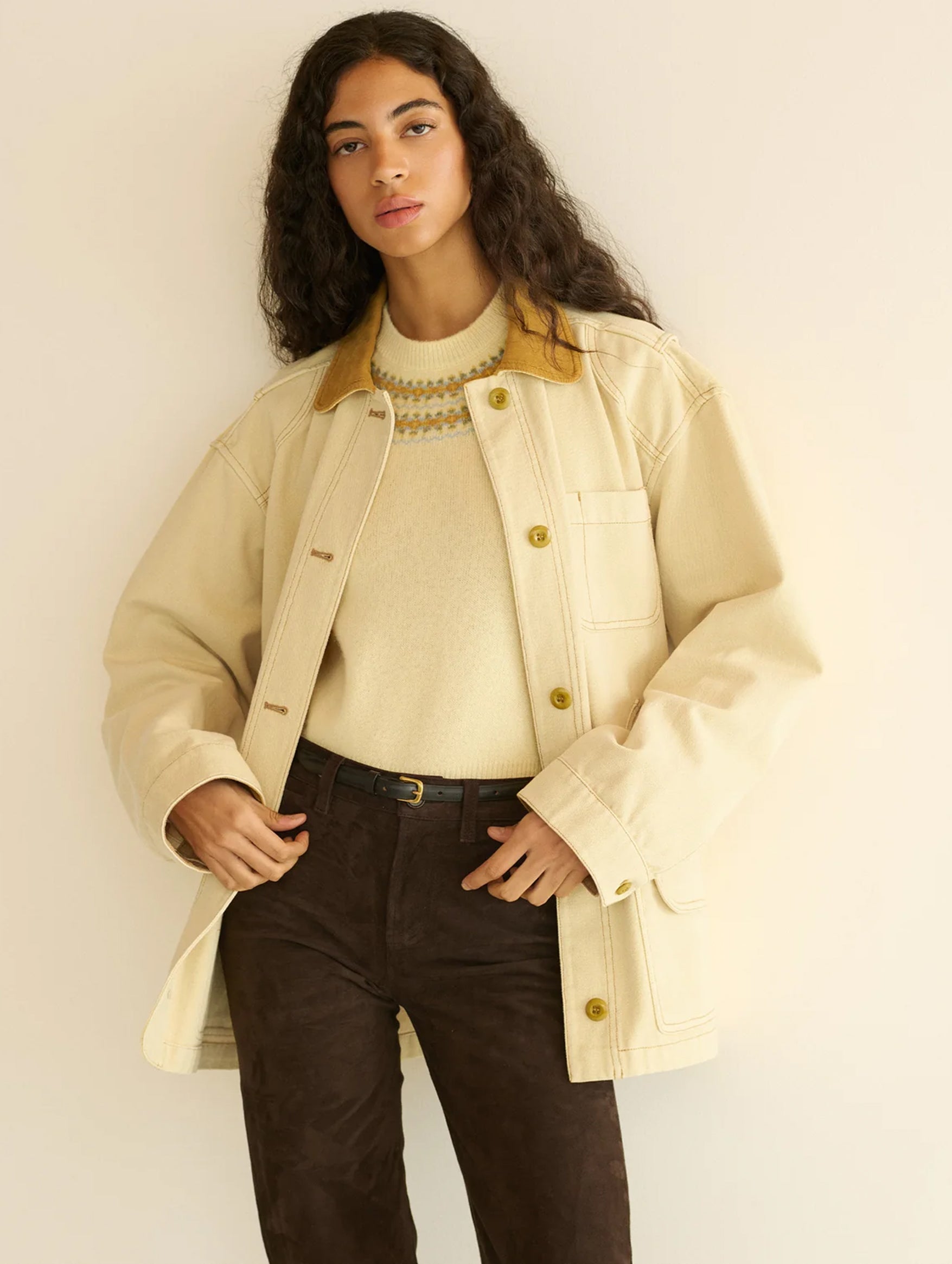 Pascual Jacket in Straw
