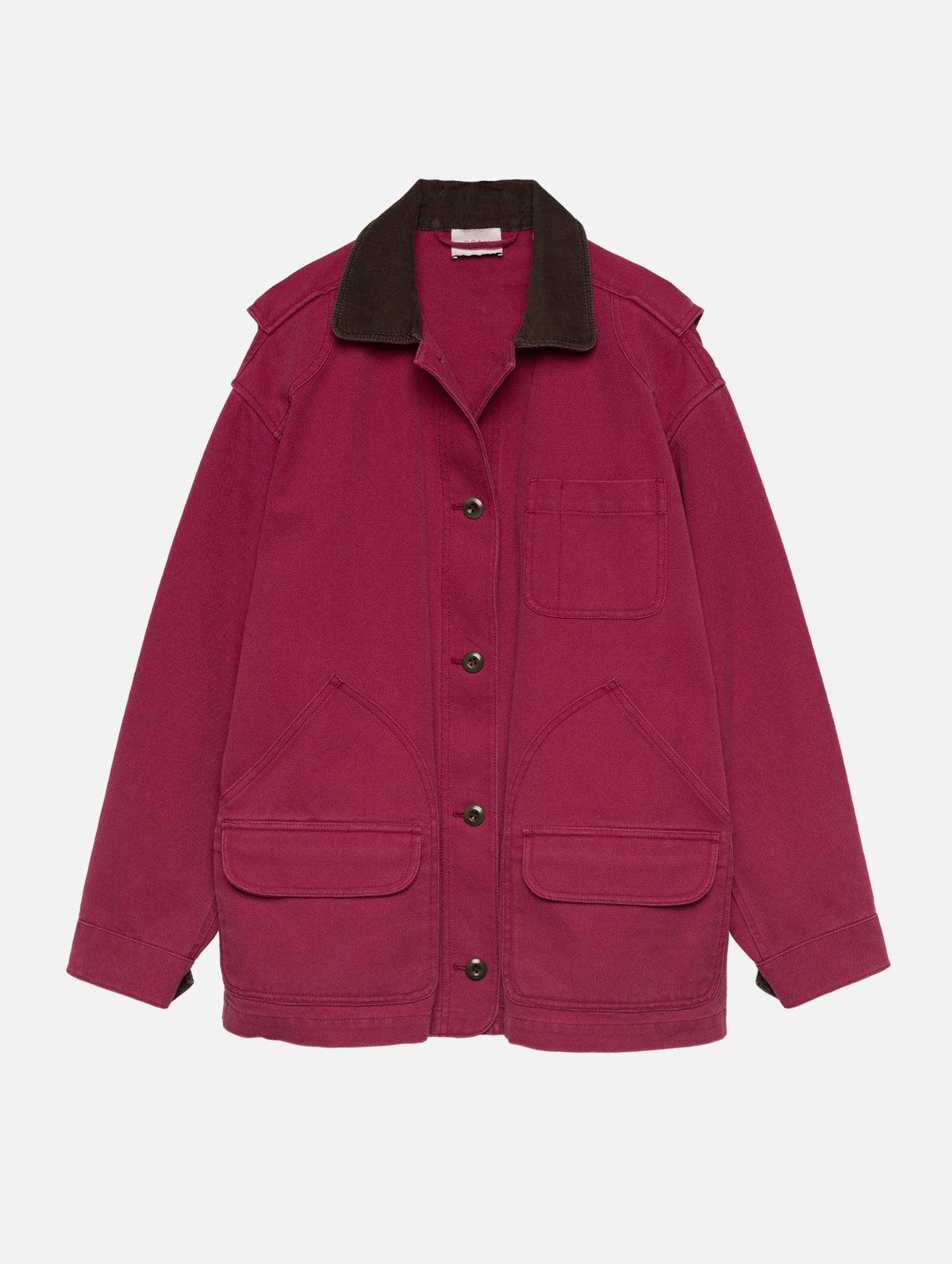 Pascual Jacket in Washed Crimson