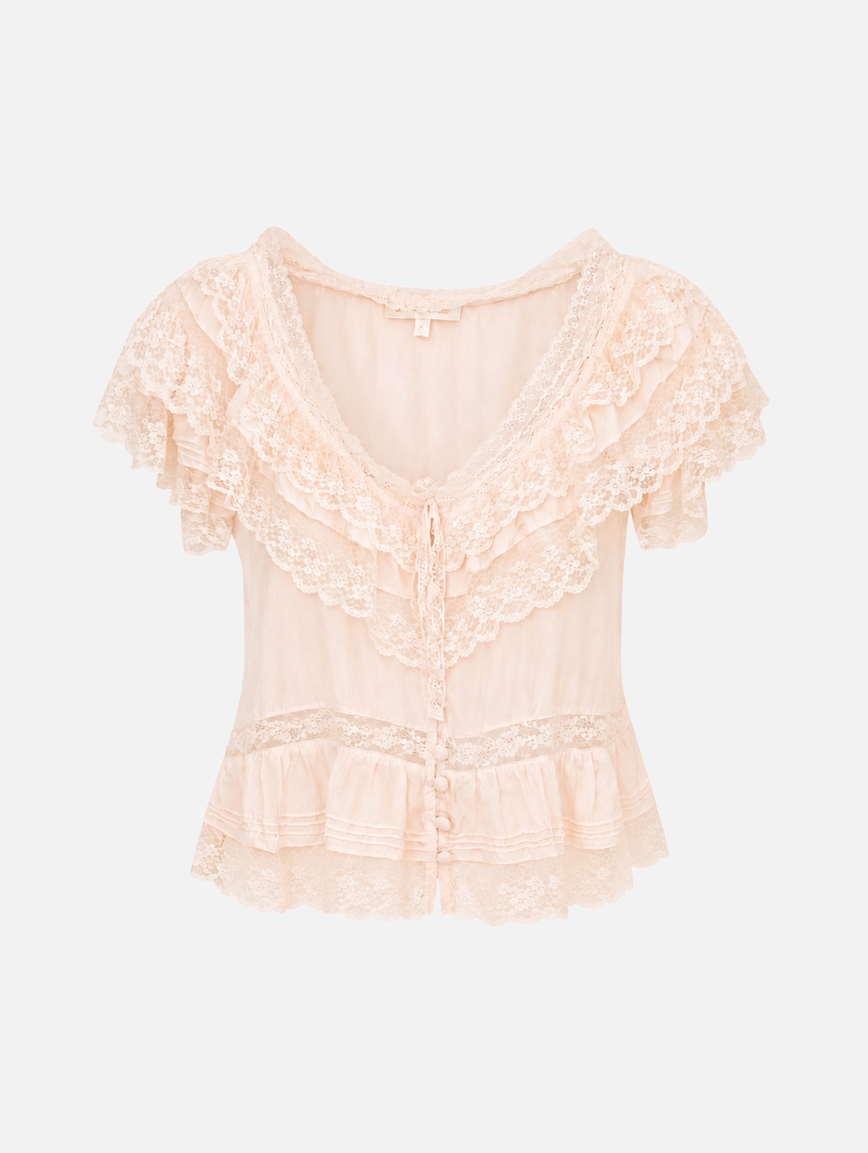 Persine Top in Petal Peach