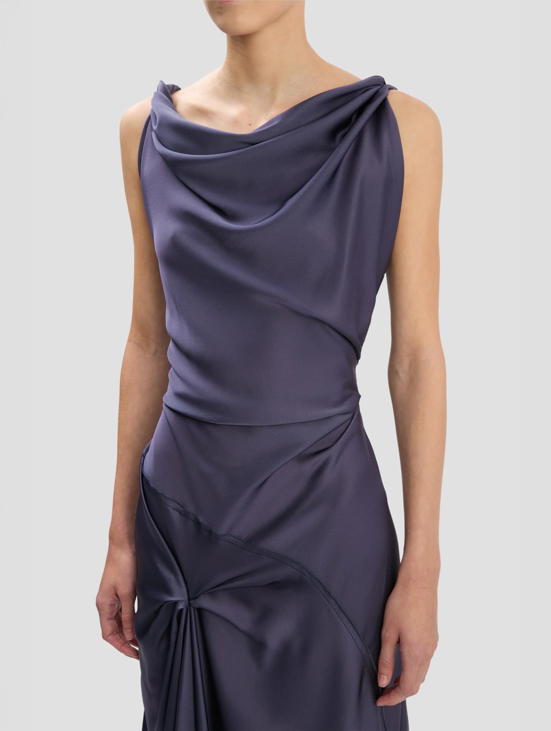 Posy Midi Dress in Eclipse