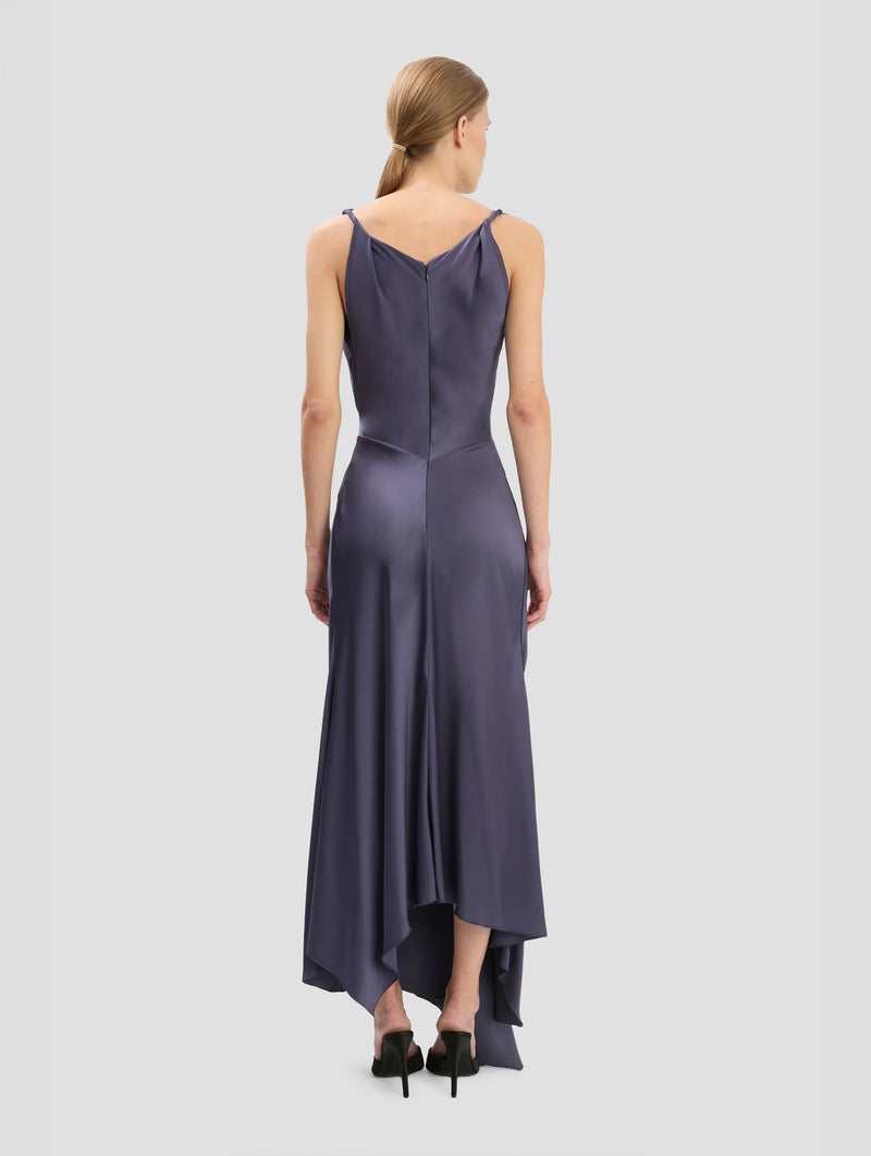 Posy Midi Dress in Eclipse