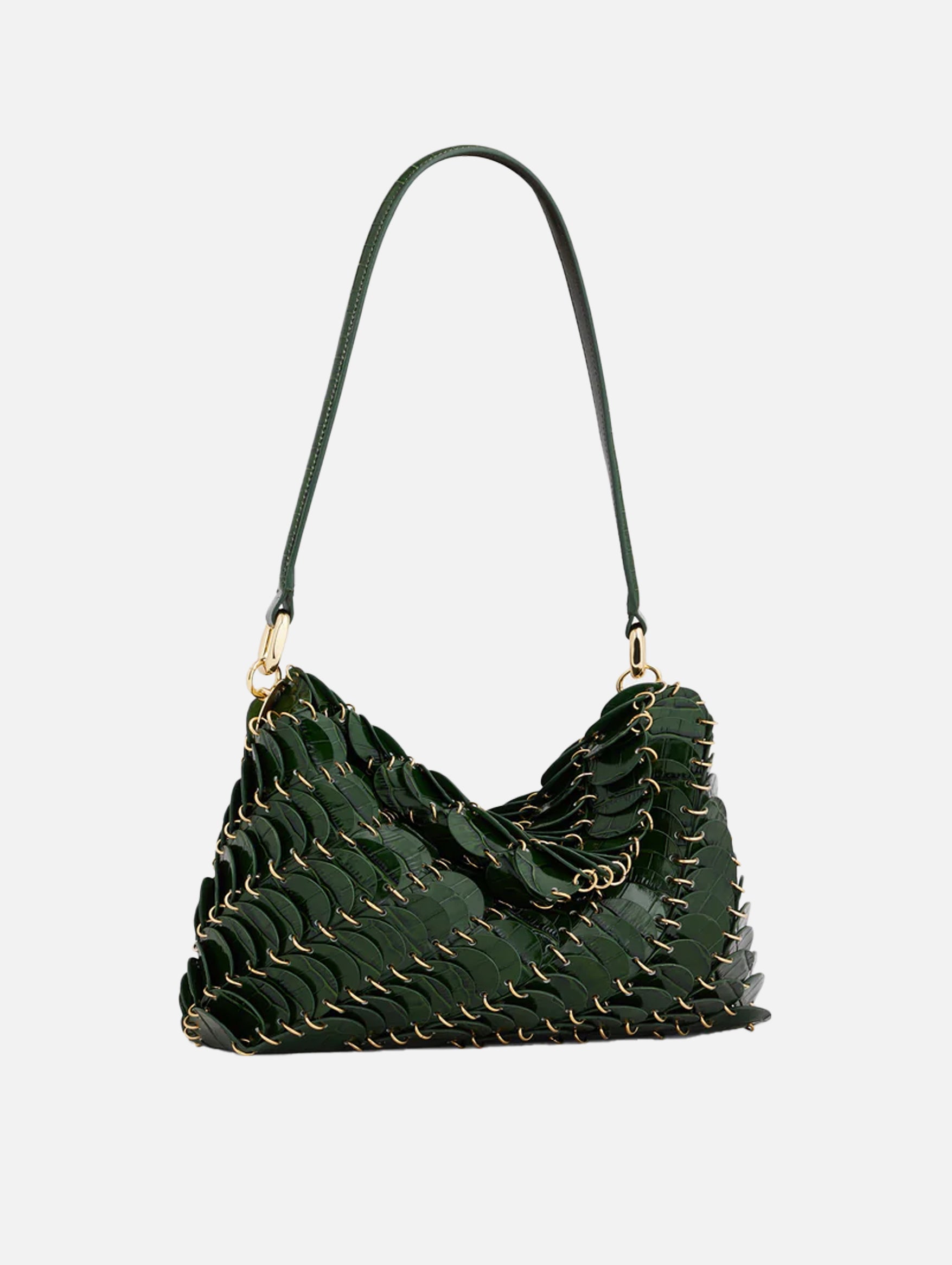 Paco Leather Bag in Green