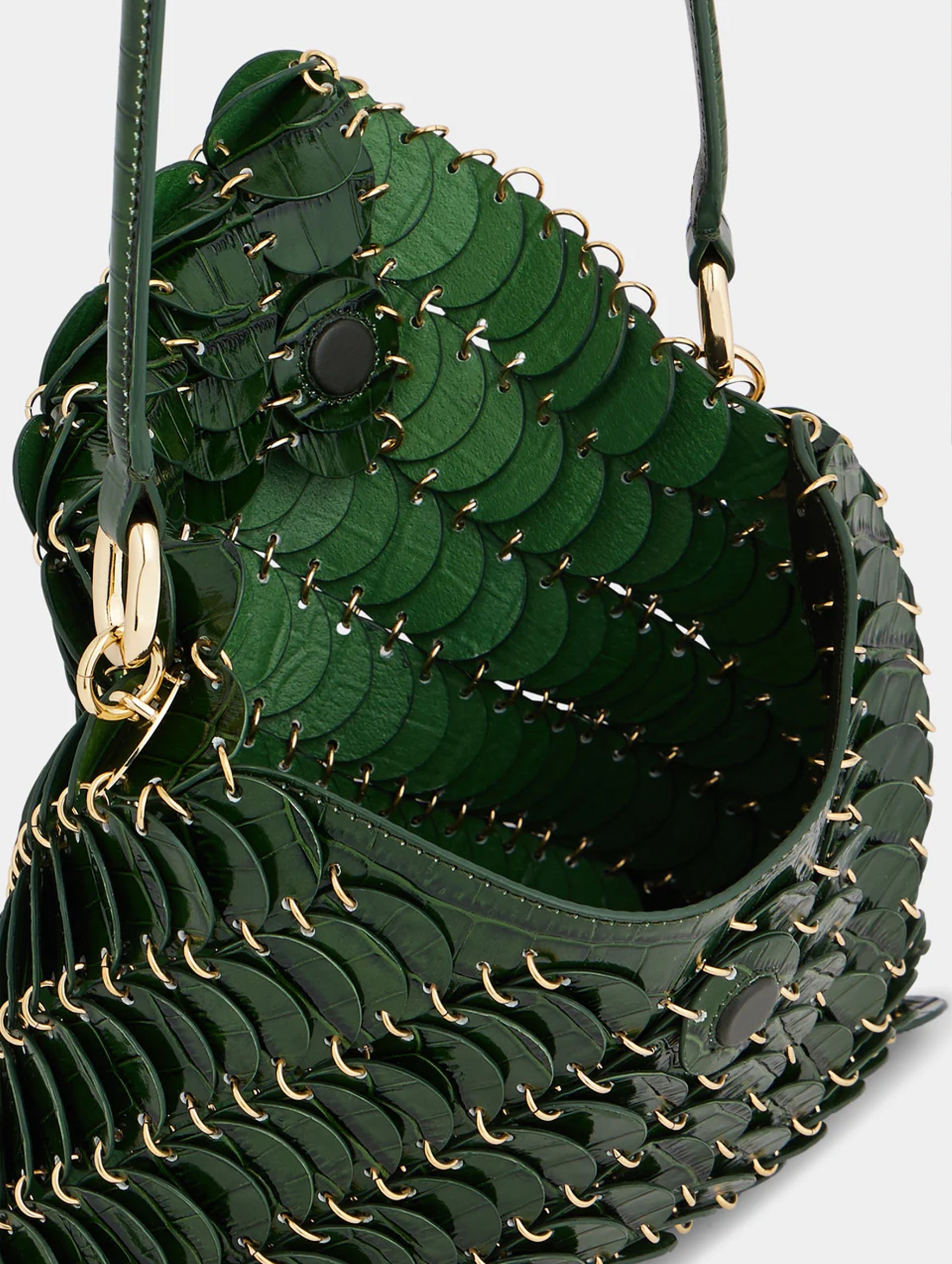 Paco Leather Bag in Green