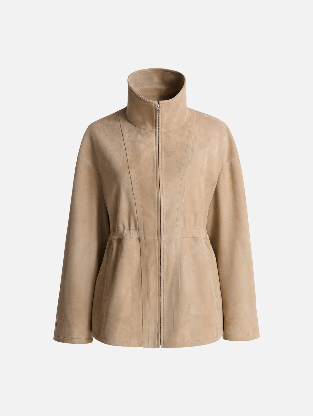 Passage Jacket in Creme Suede