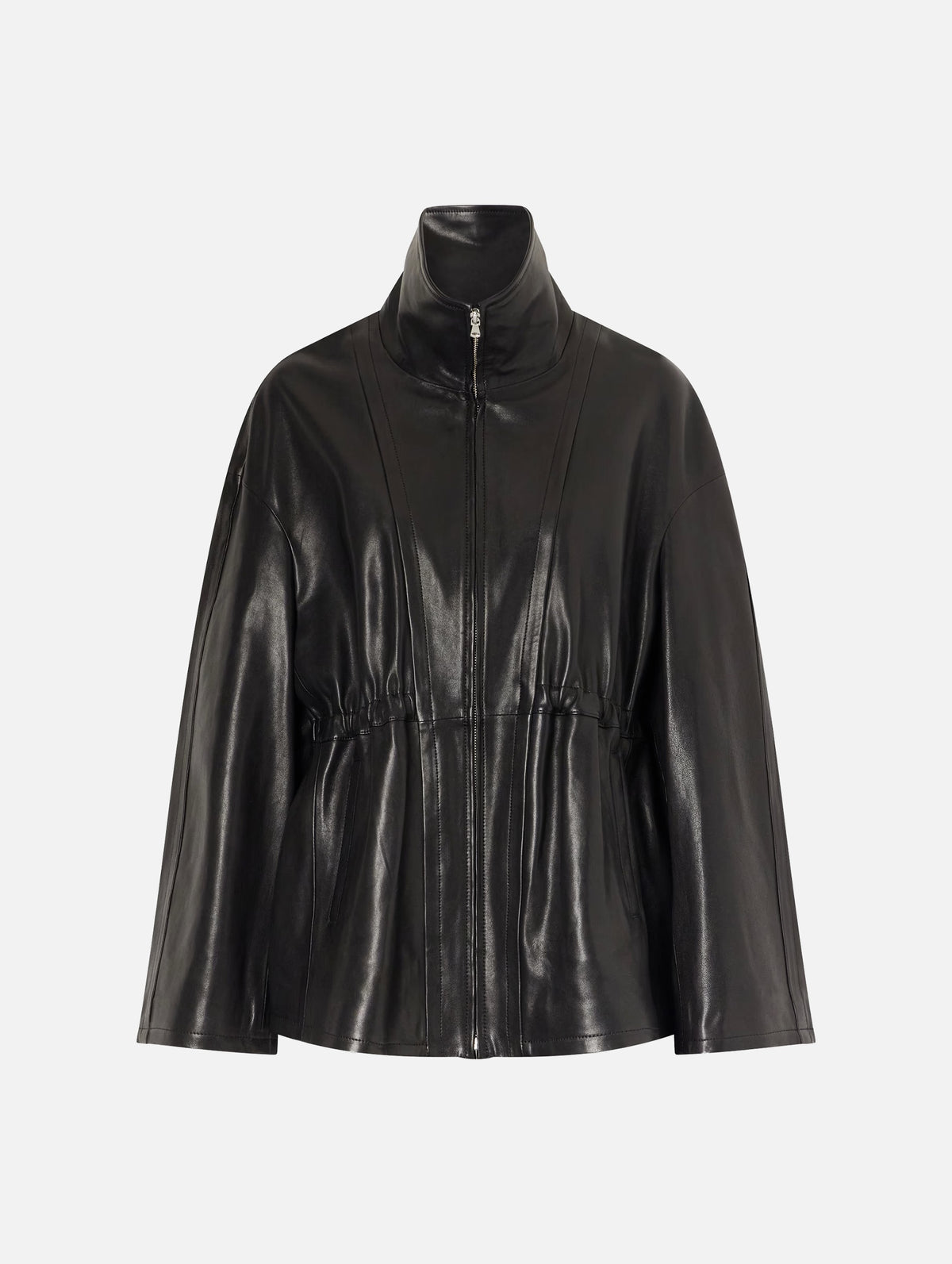 Passage Leather Jacket in Black