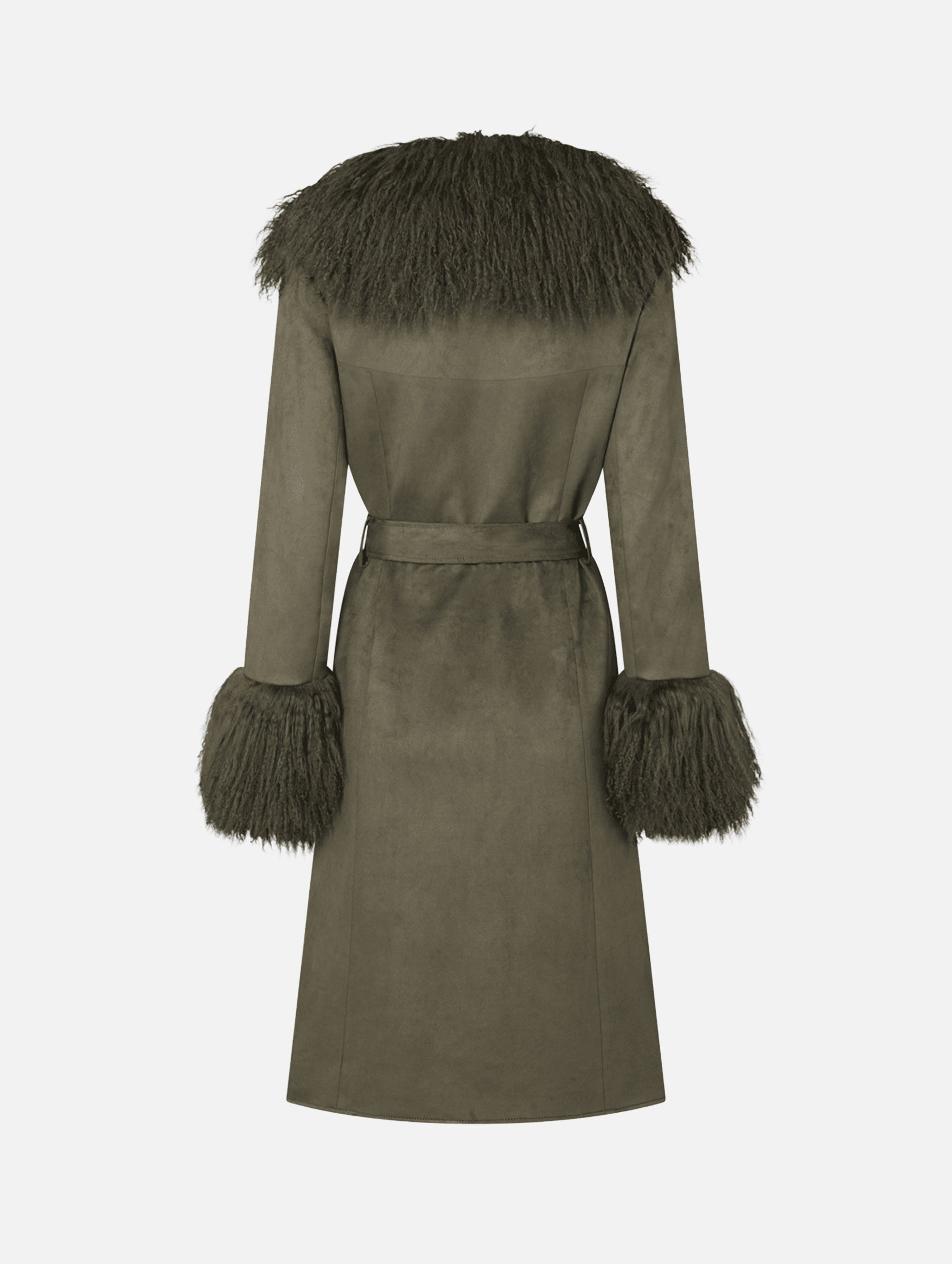 Penny Coat in Khaki Green