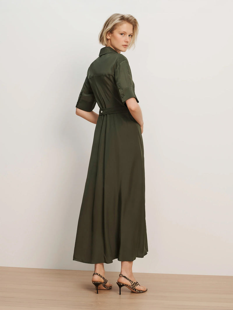 Perenna Shirtdress in Loden