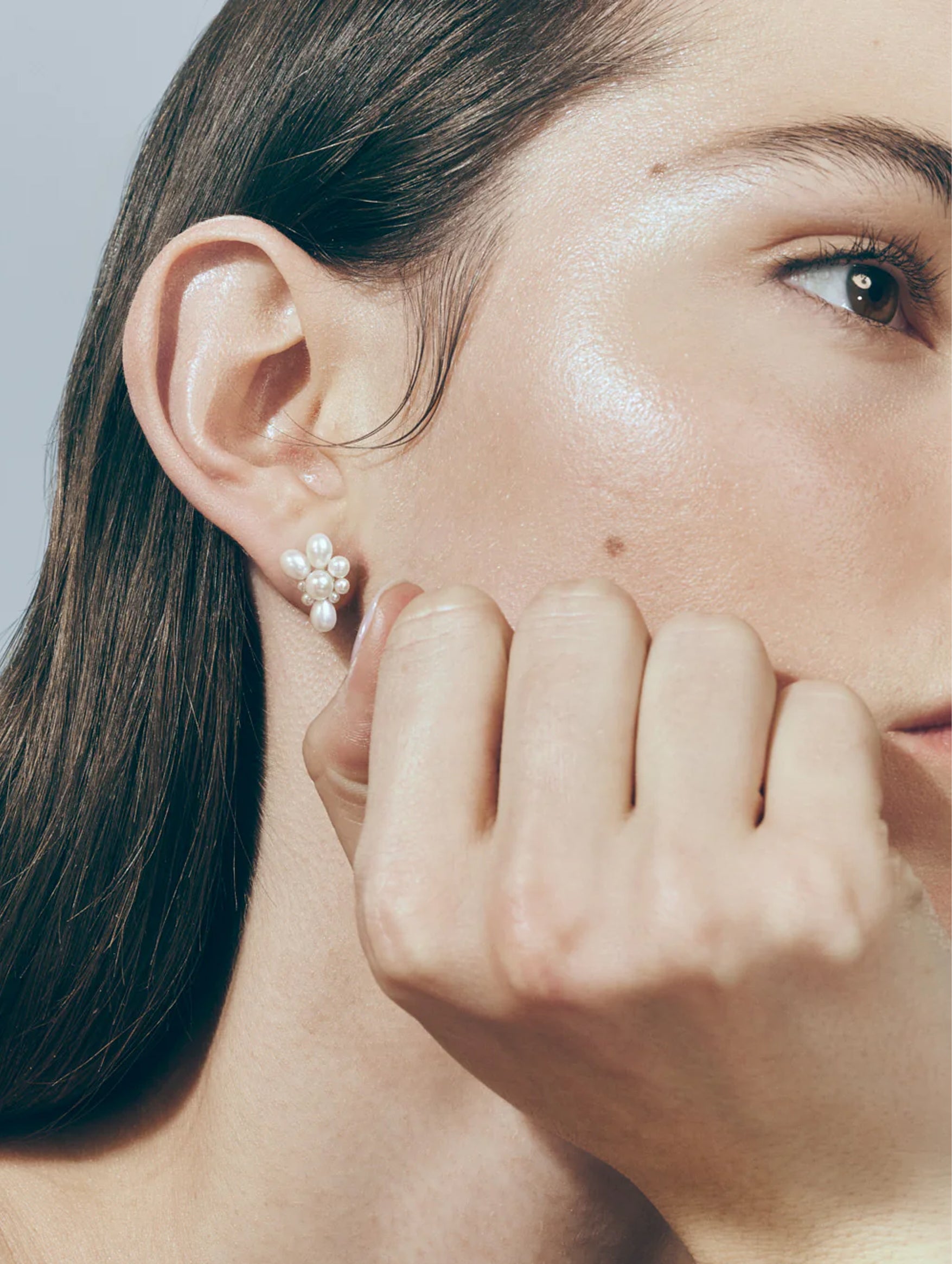 Petite Amis Fleur Single Pearl Earring