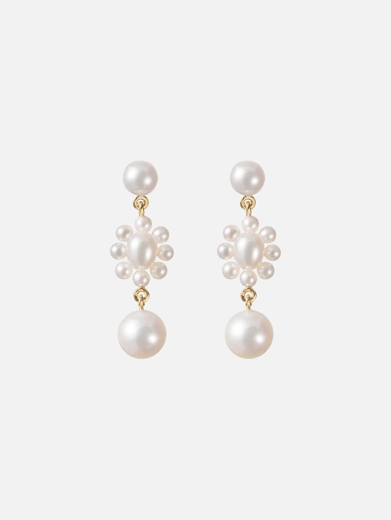 Petite Amis Marguerite Pearl Earrings
