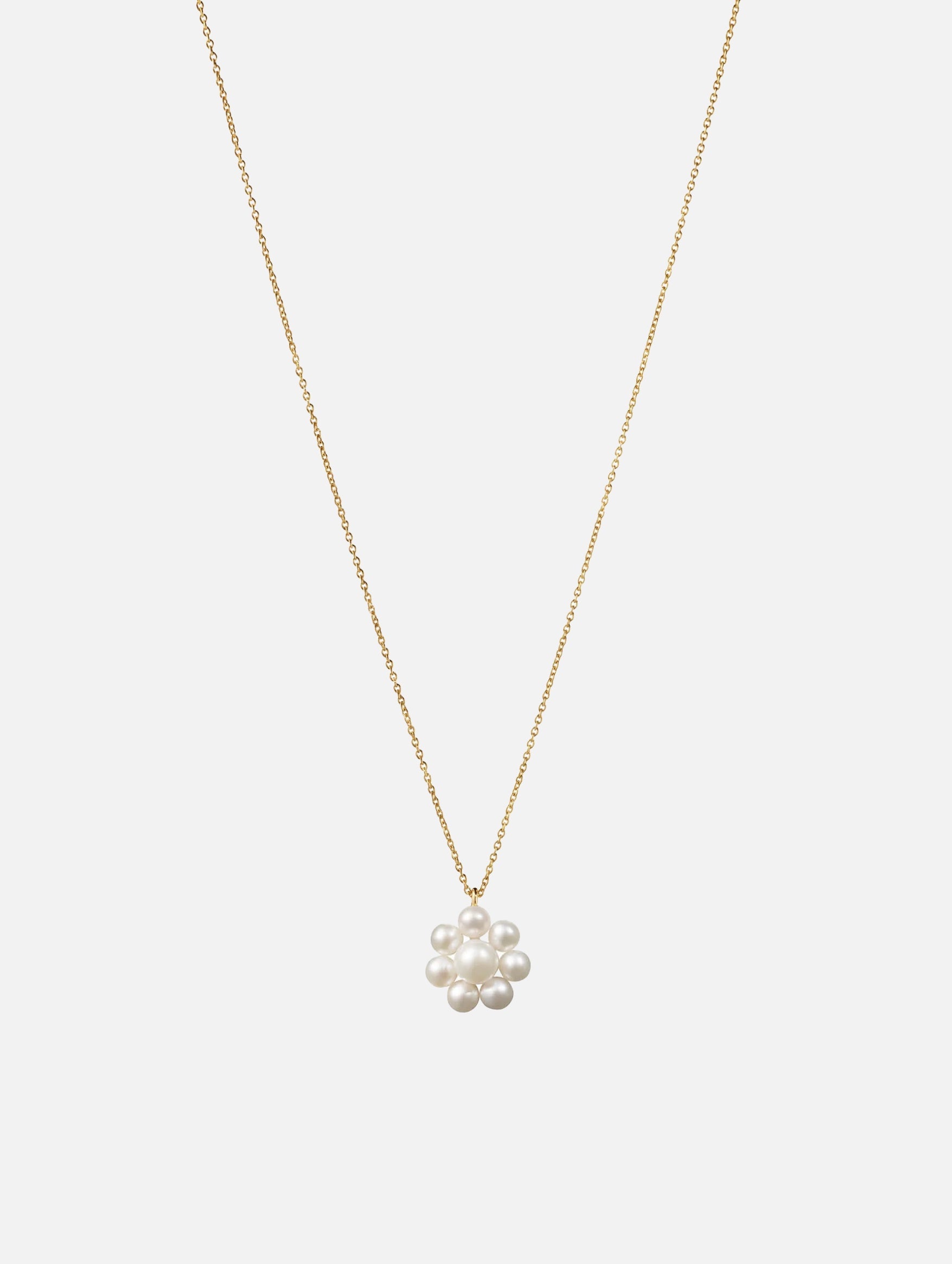 Petite Marguerite Simple Pearl Necklace