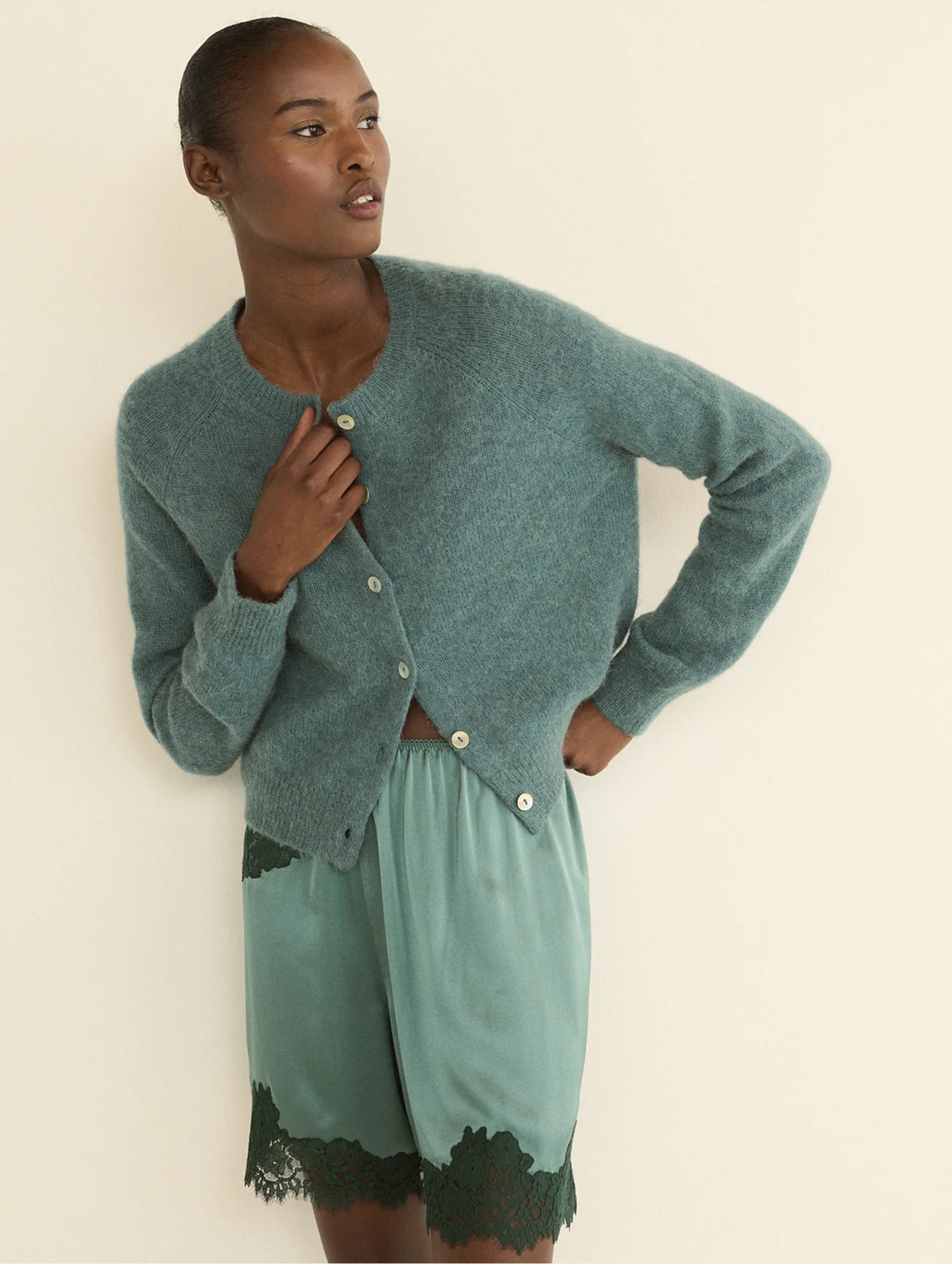 Petra Cardigan in Seafare