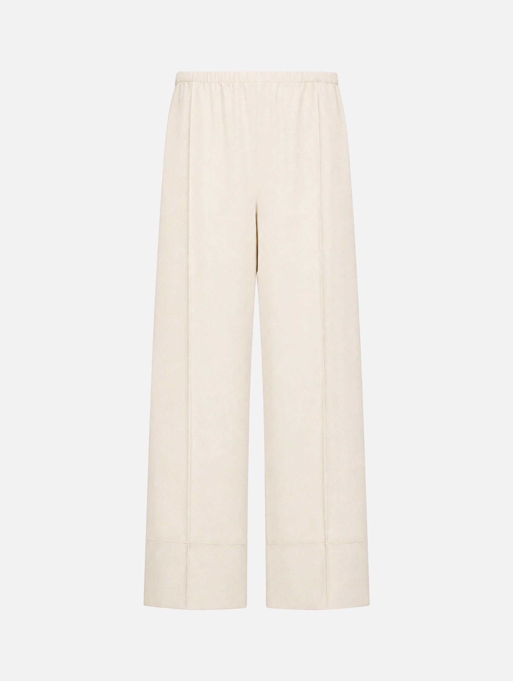Pintuck Pull-On Pant in Rice