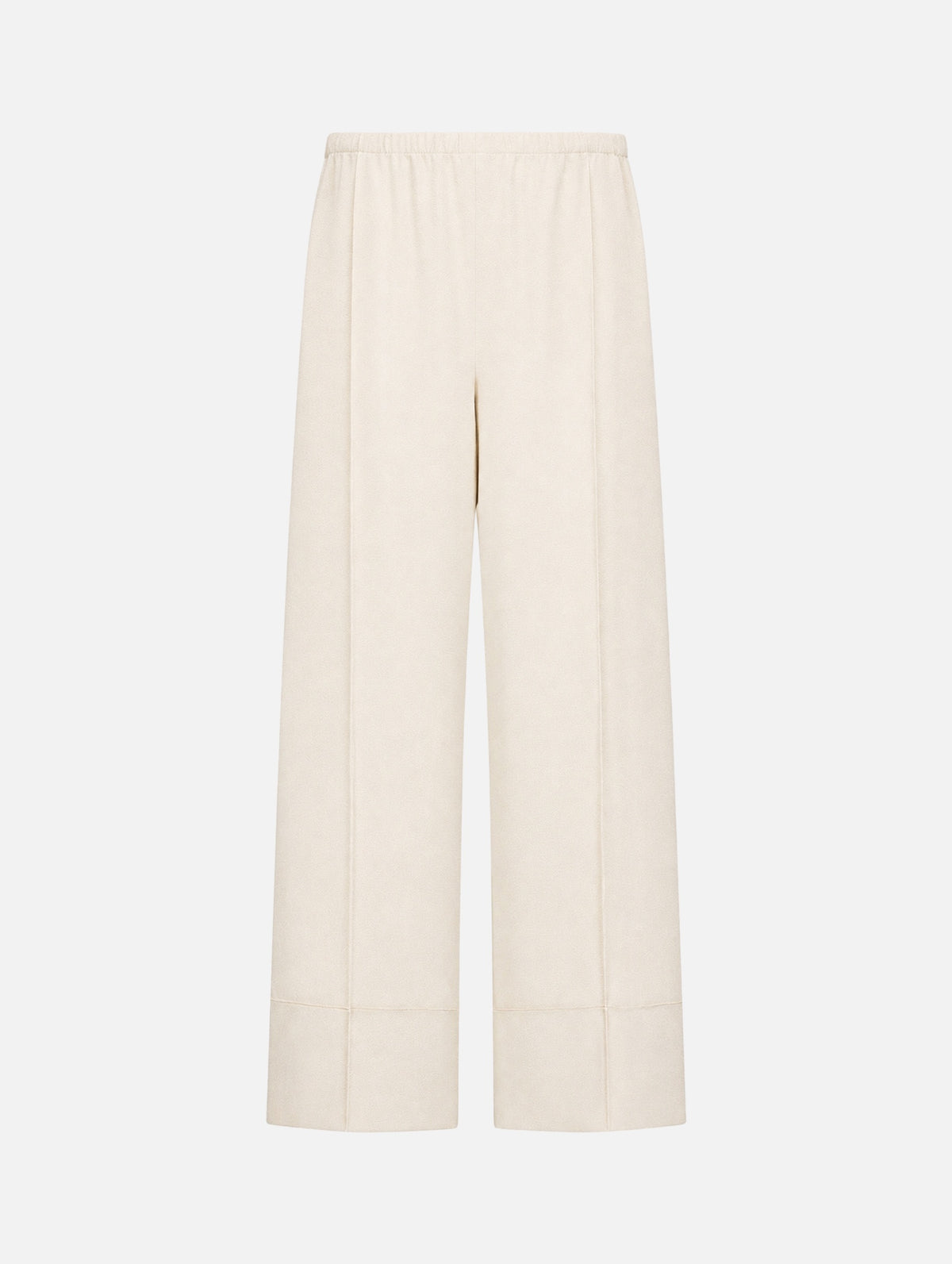 Pintuck Pull-On Pant in Rice