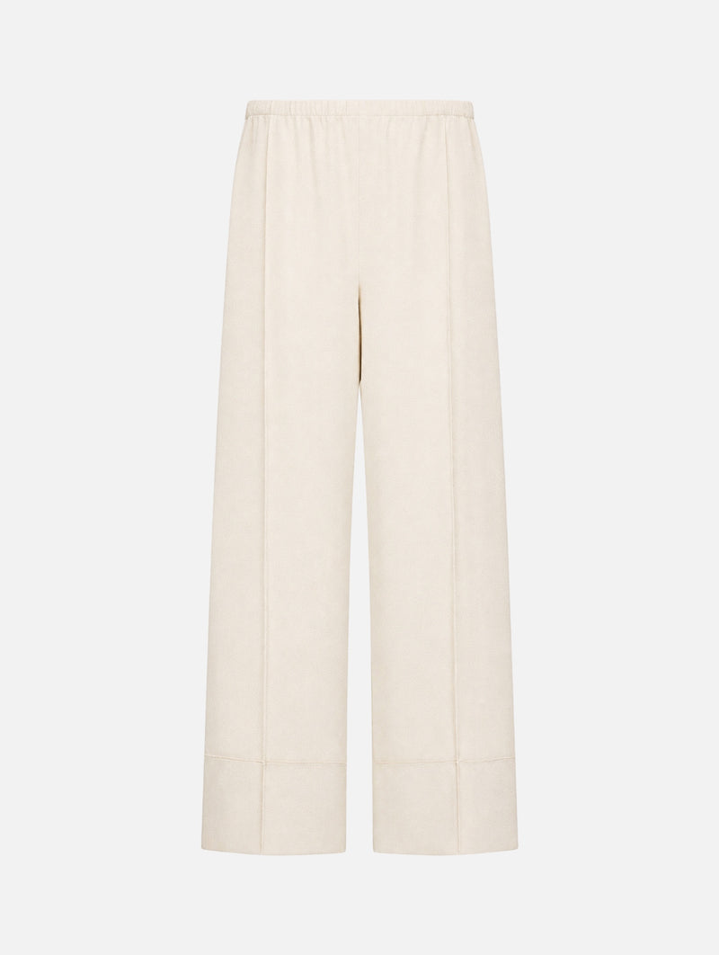 Pintuck Pull-On Pant in Rice