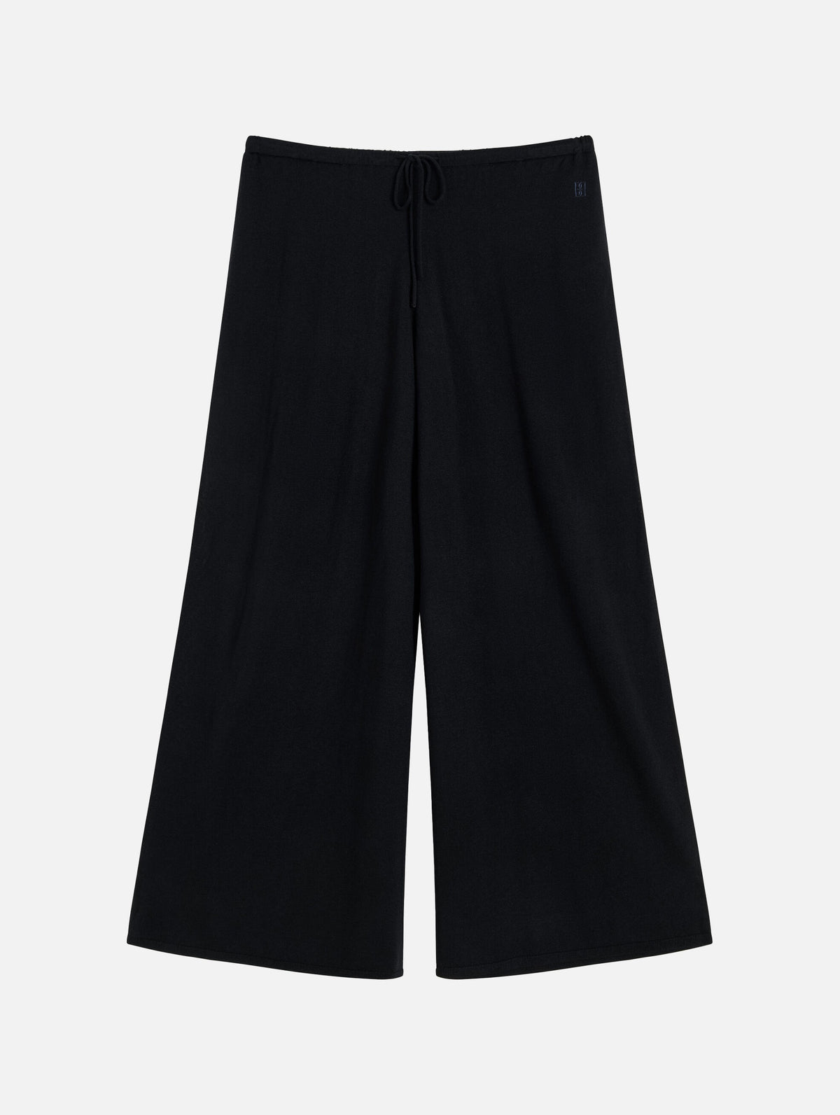 Piscata Wide-leg Trousers in Black