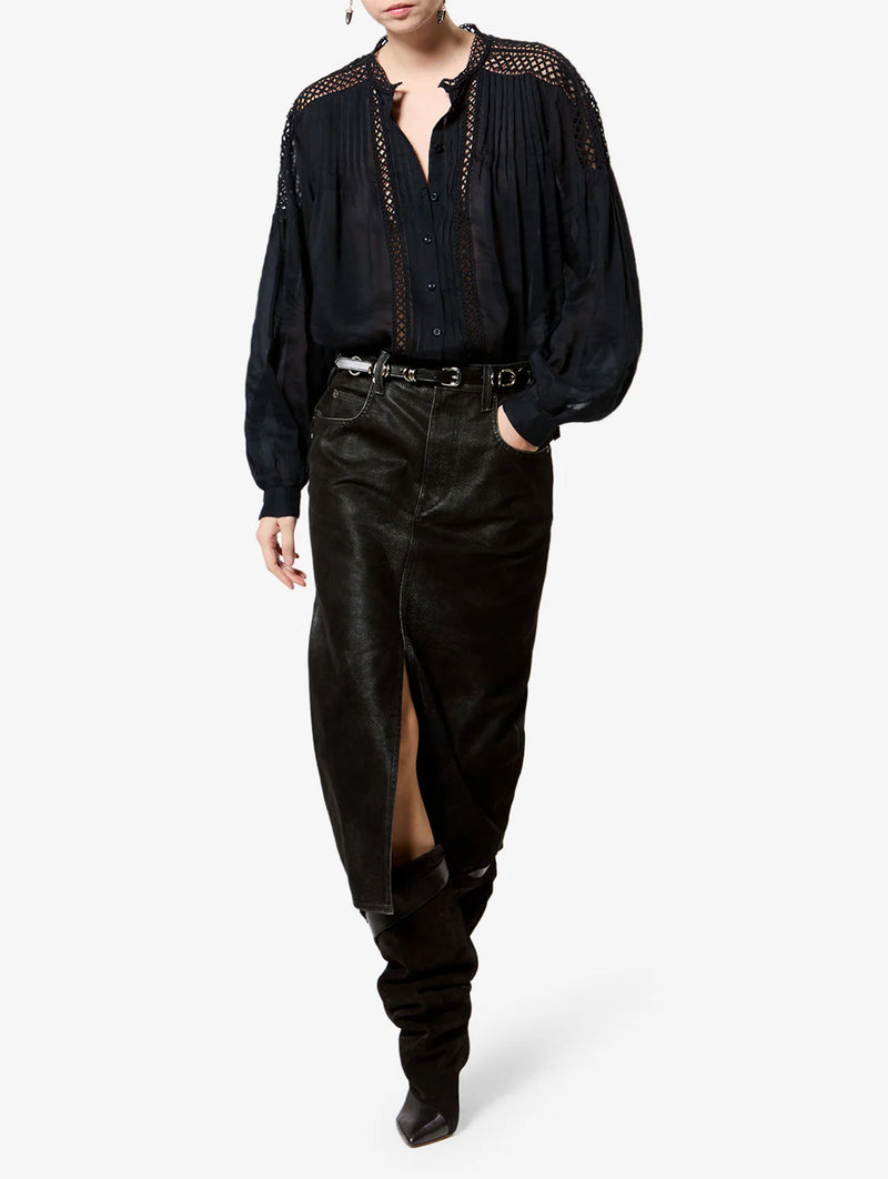 Polda Top in Black