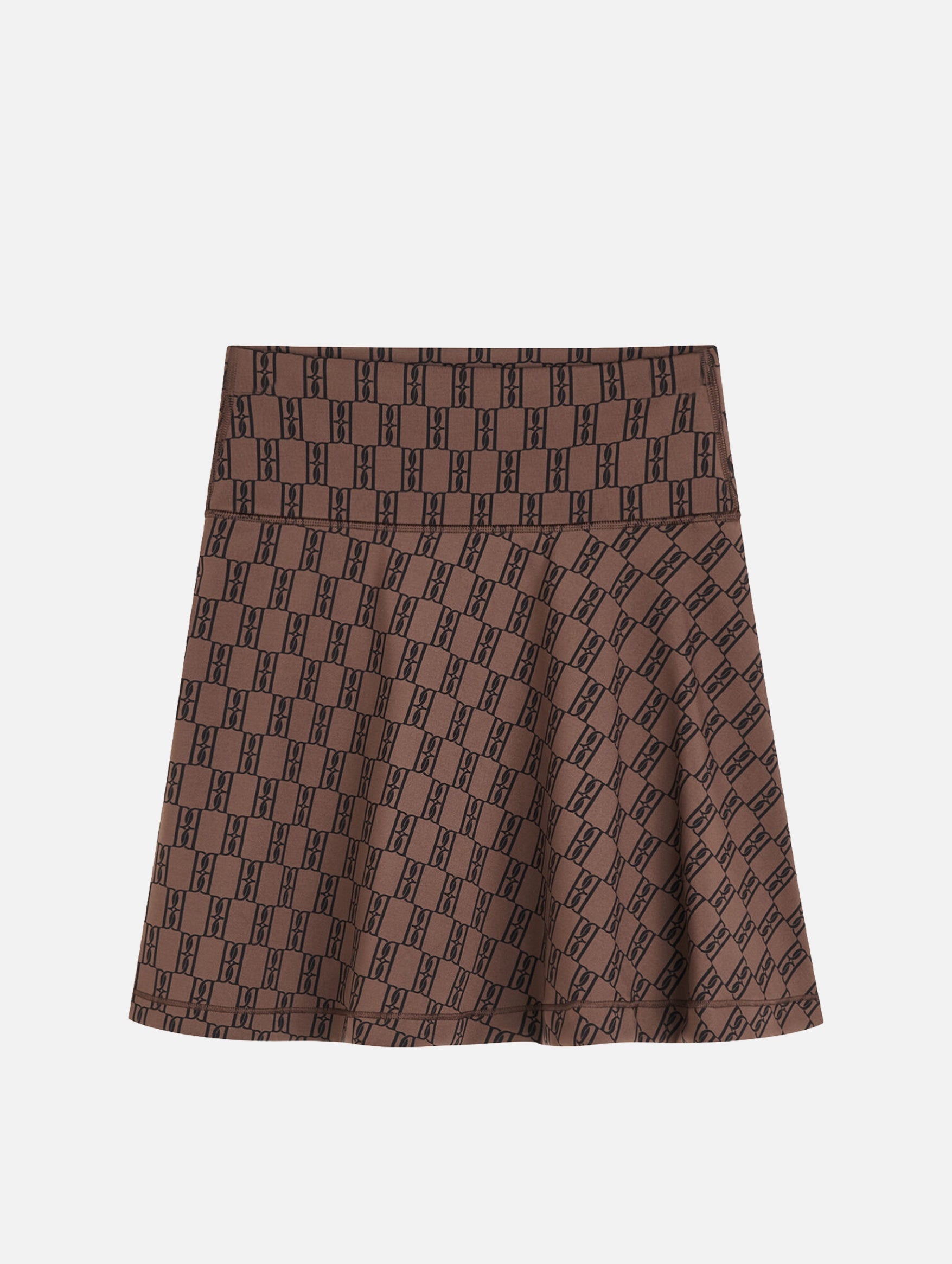 Pollyna Athletic Skirt in Dark Mahogany