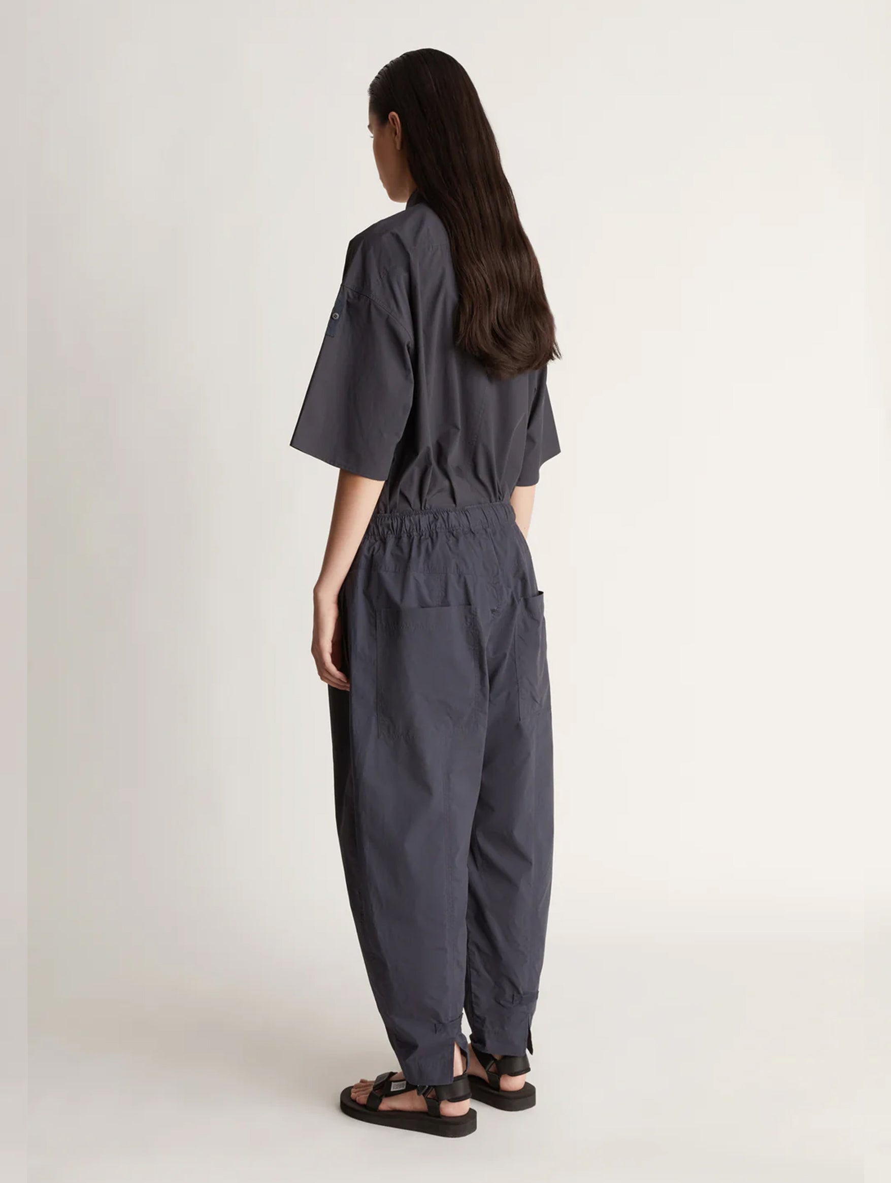 LM Poplin Pant in Navy