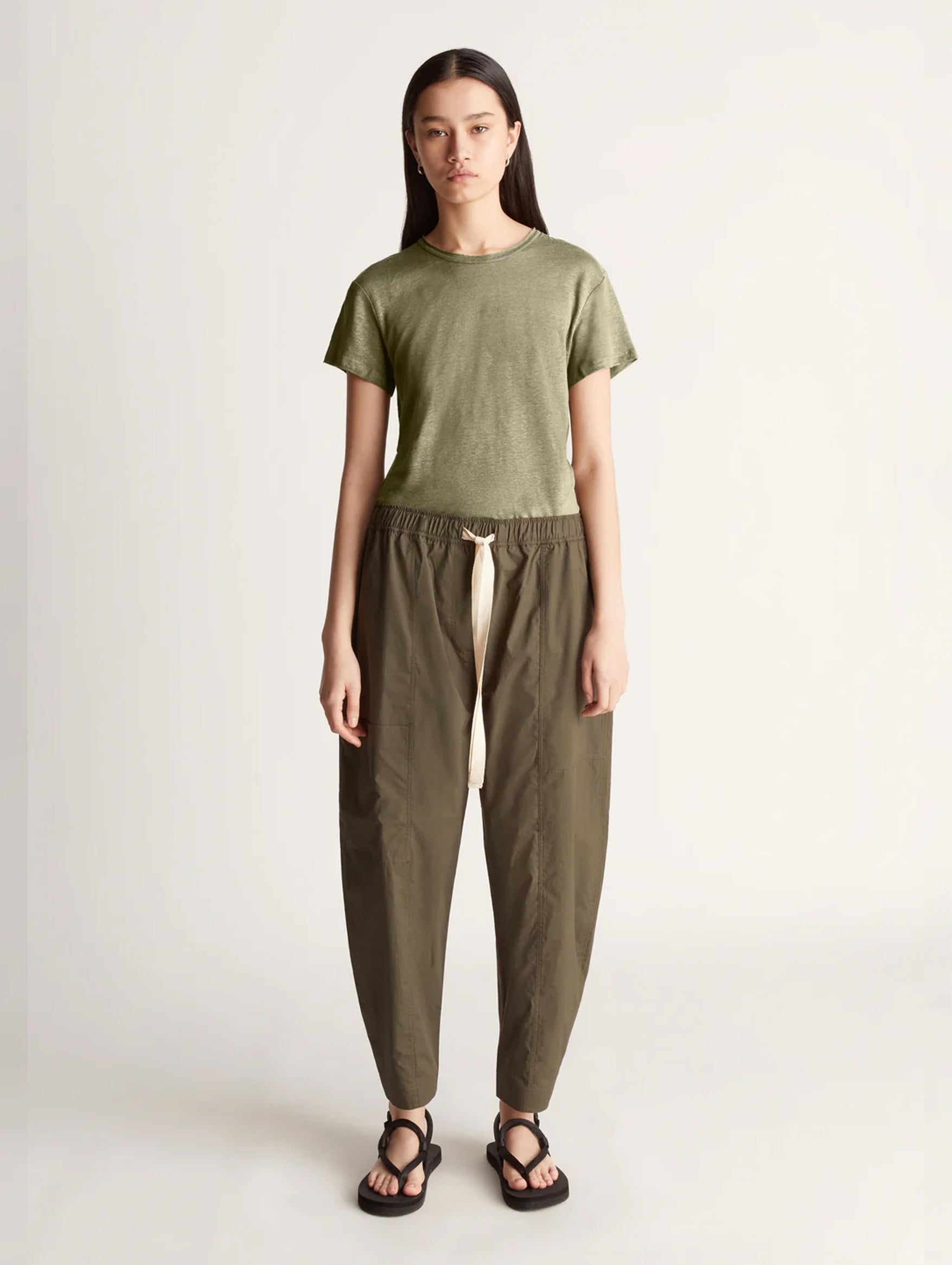 LM Poplin Pant in Olive