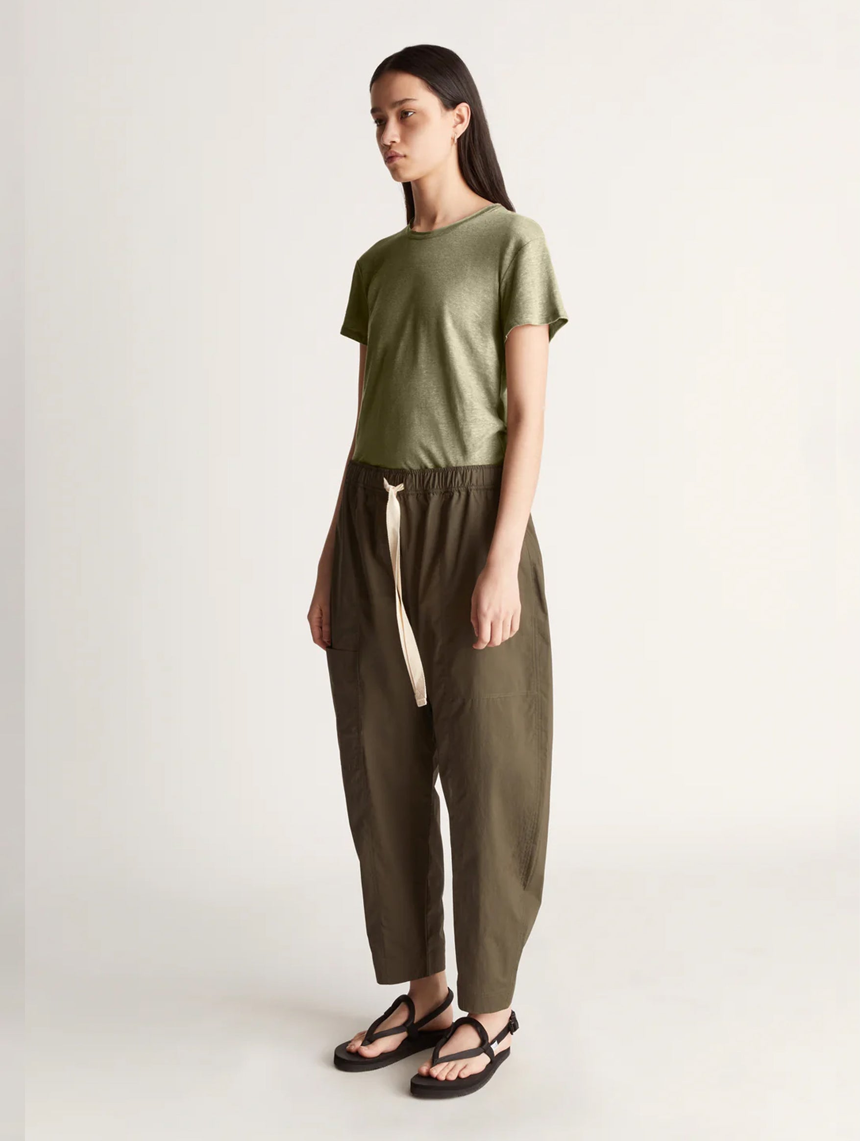 LM Poplin Pant in Olive