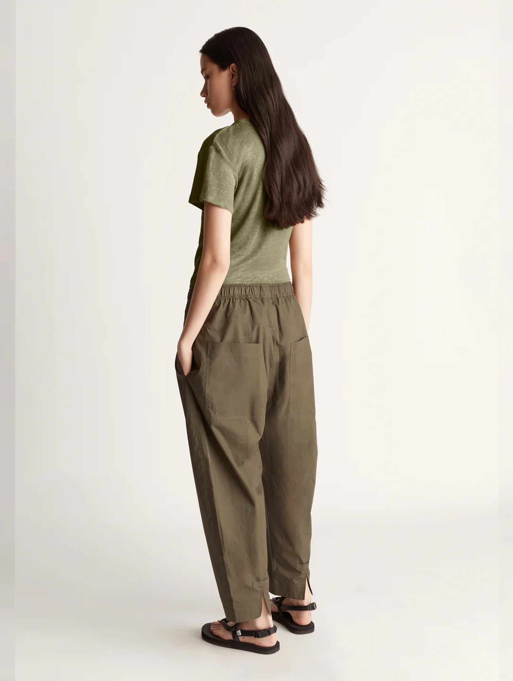 LM Poplin Pant in Olive