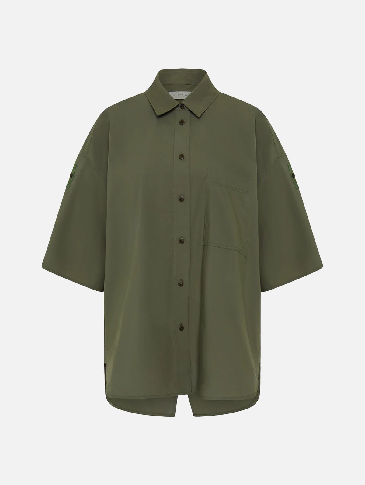 LM Poplin Shirt in Olive