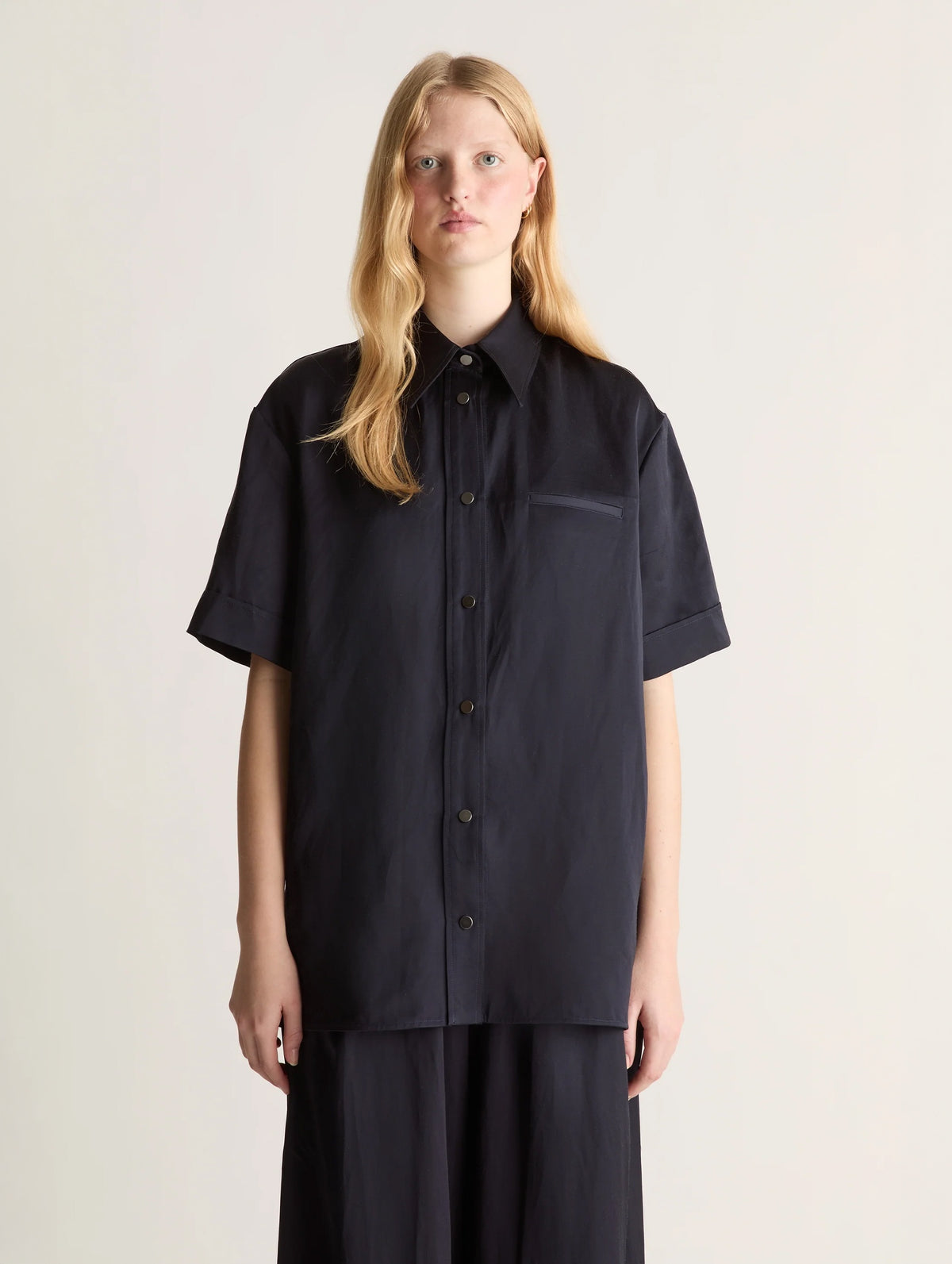 Powell SS Shirt in Navy