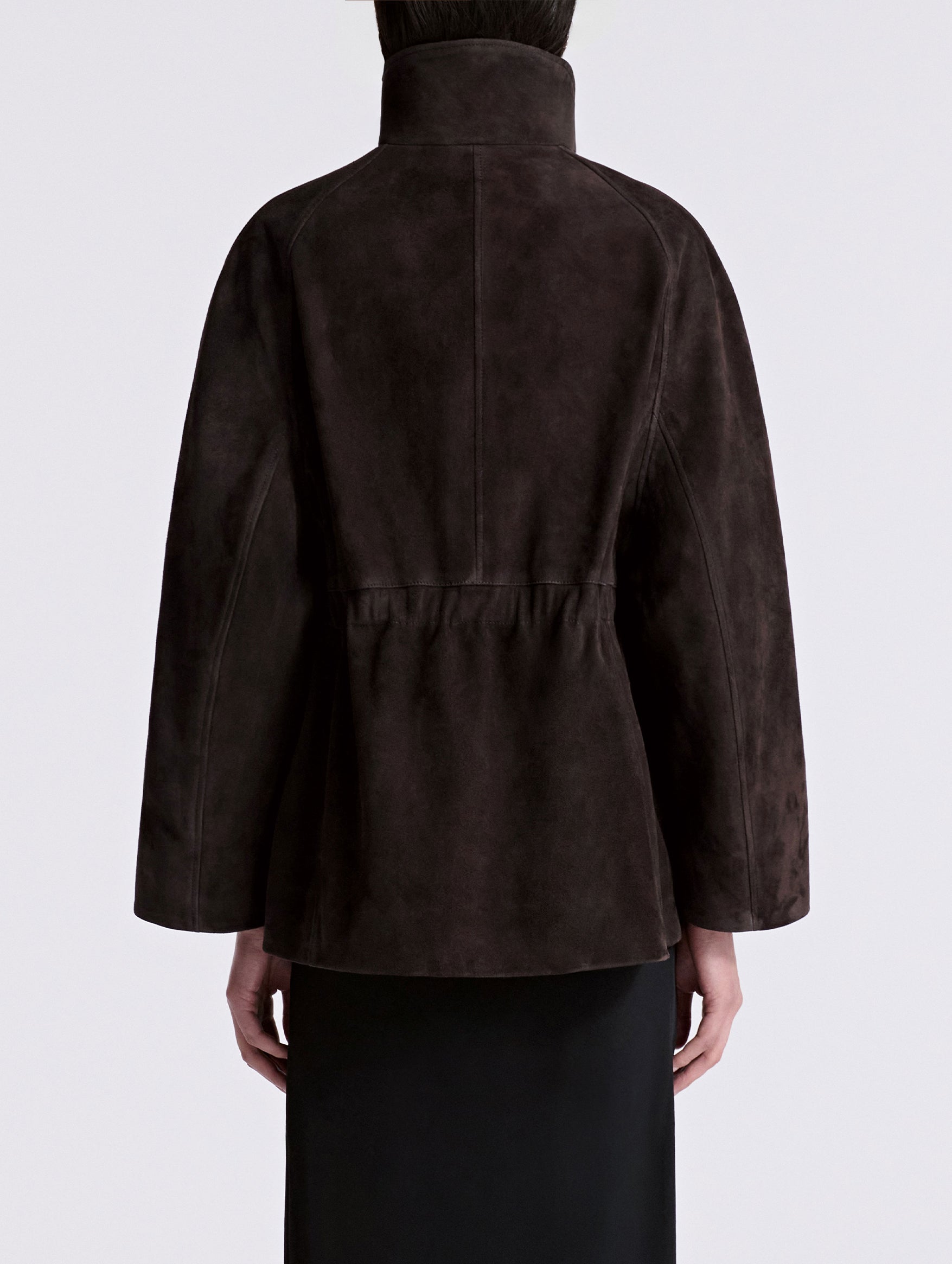 Quai Suede Jacket in Mocha