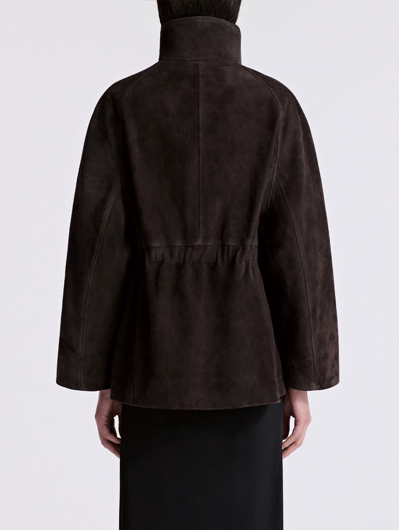Quai Suede Jacket in Mocha