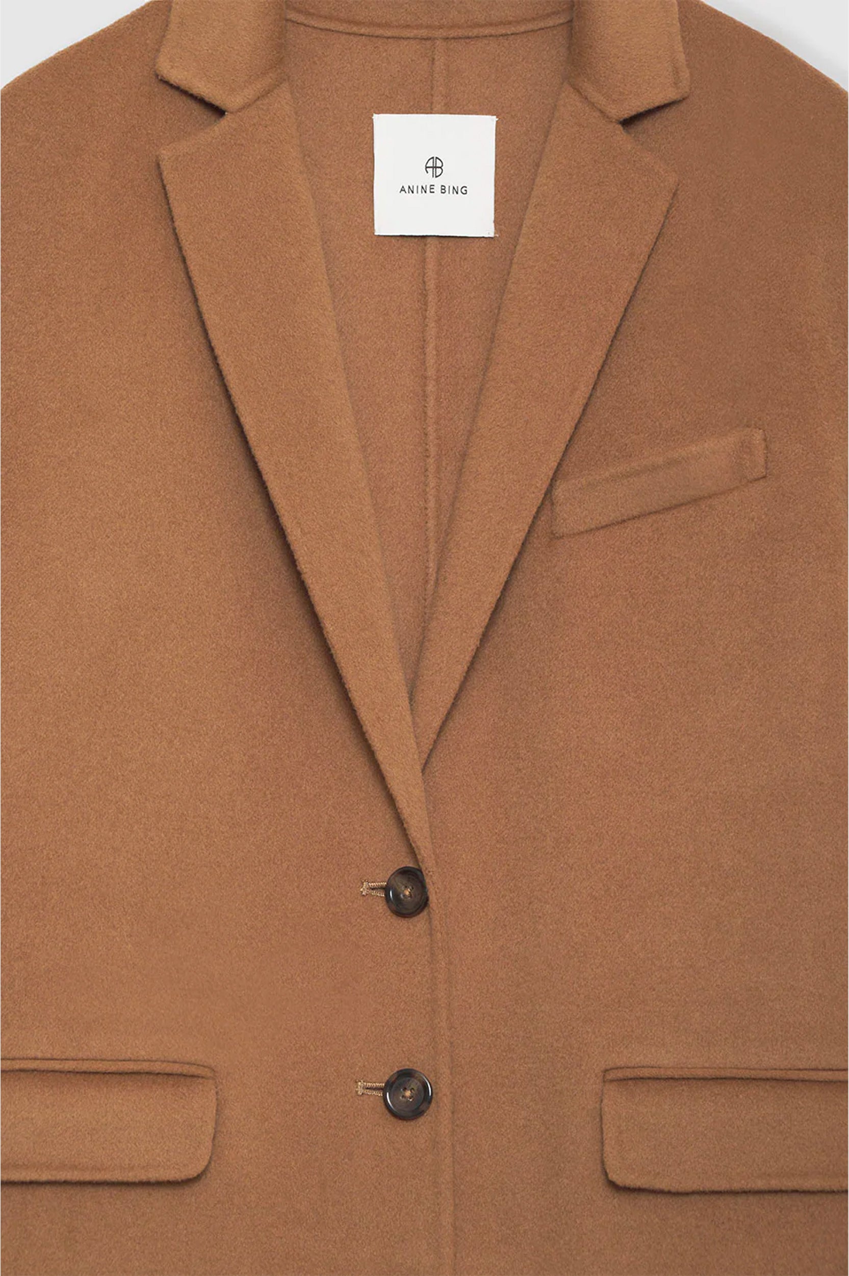 Quinn Coat in Camel Cashmere Blend