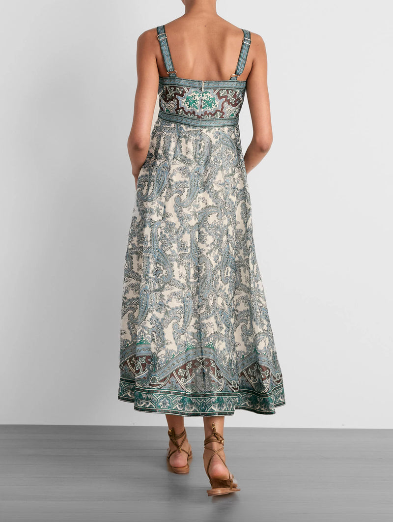 Rye Dress in Ecru Multi