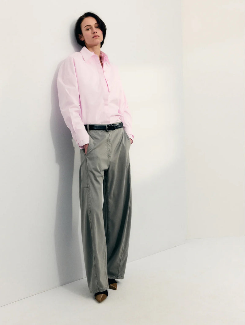 Reactive Garment Dyed Stretch Twill Sid Pant in Pewter (Regular)