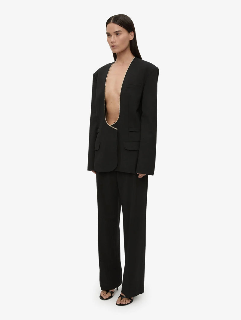 Redux Sculpt Bias Trouser in Black