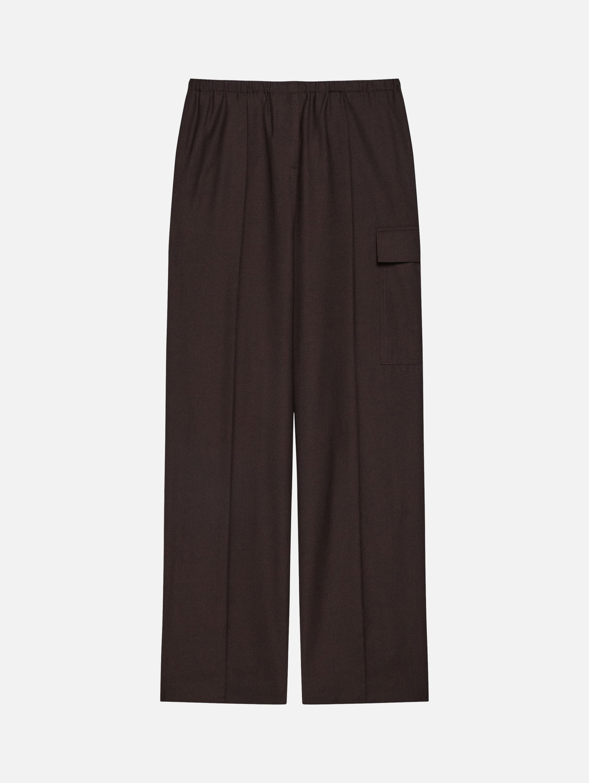 Relaxed Cargo Trousers in Dark Chocolate
