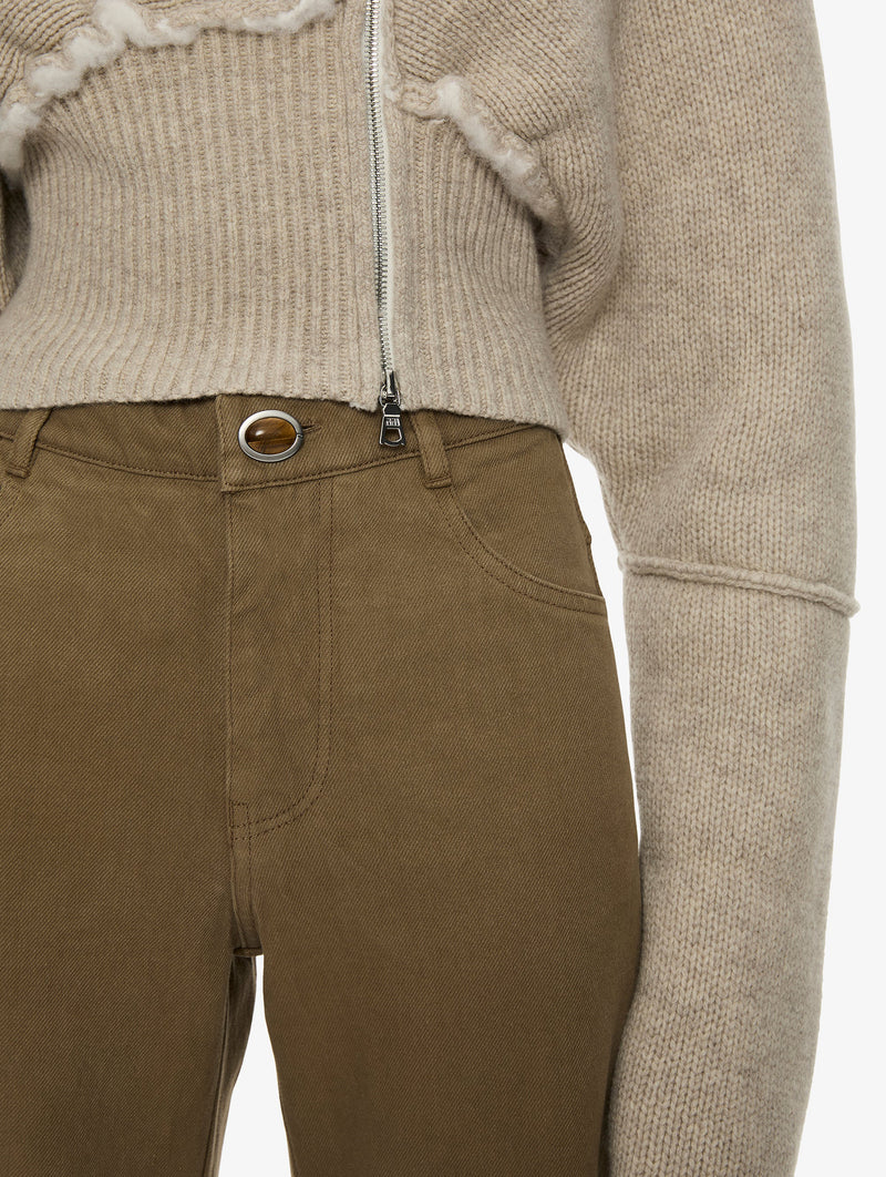 Relaxed Denim Quartz Jean in Khaki