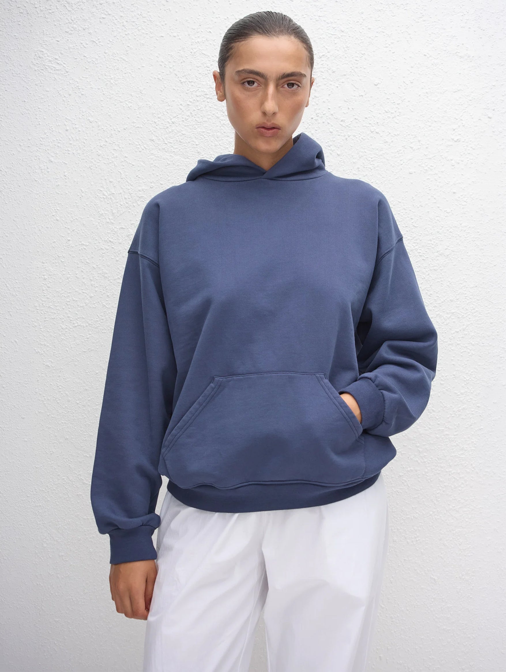 Relaxed Hoodie in Vintage Navy