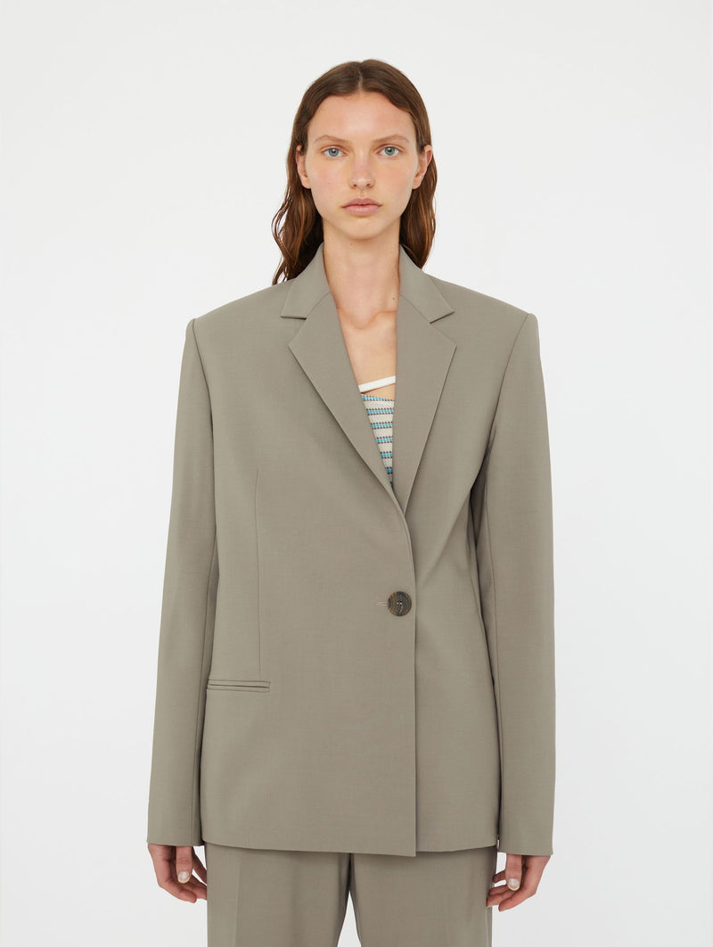 Release Wool Blazer in Eucalypt