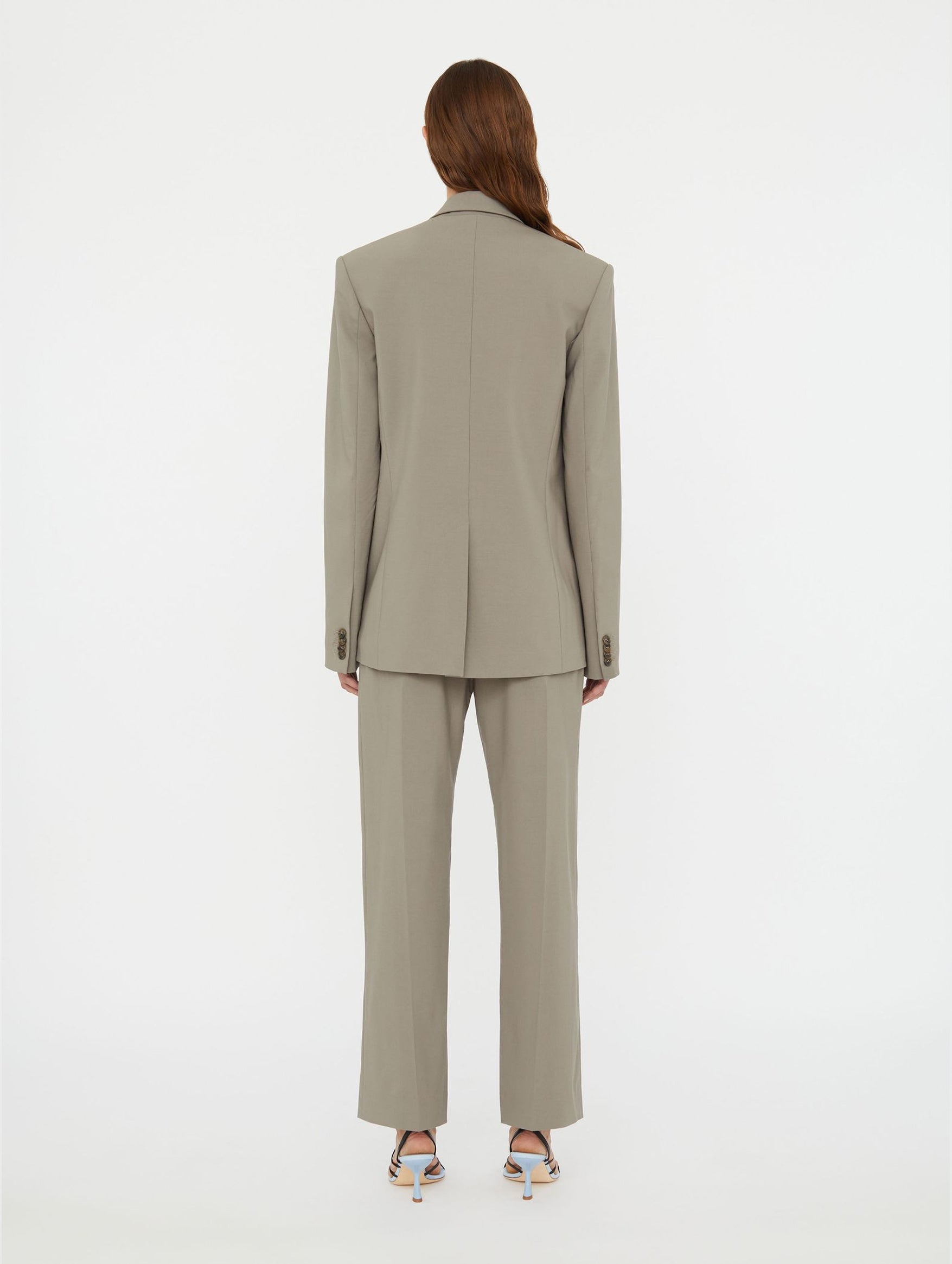 Release Wool Blazer in Eucalypt