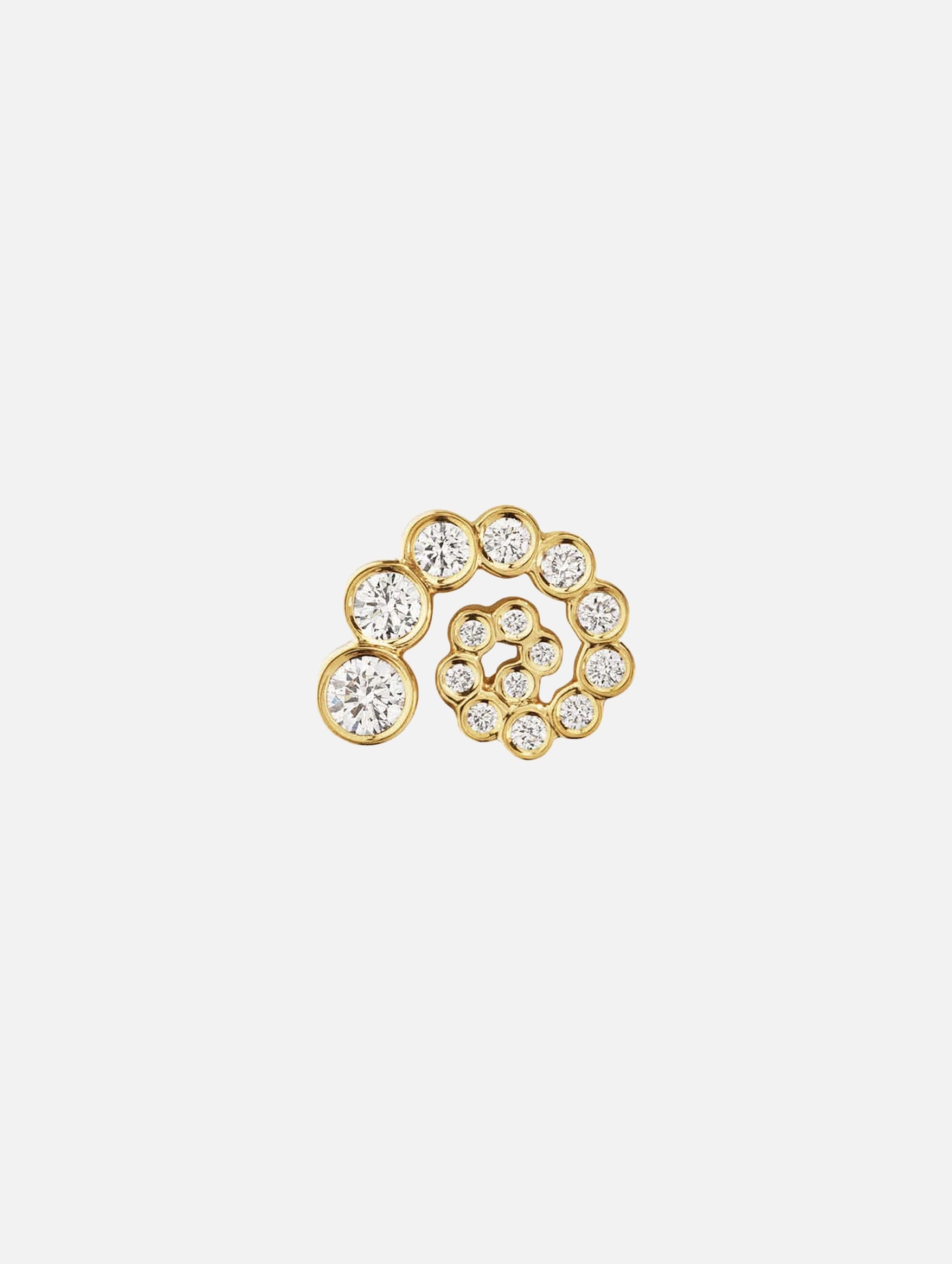 Petit Rêve Escargot Single Diamond Earring