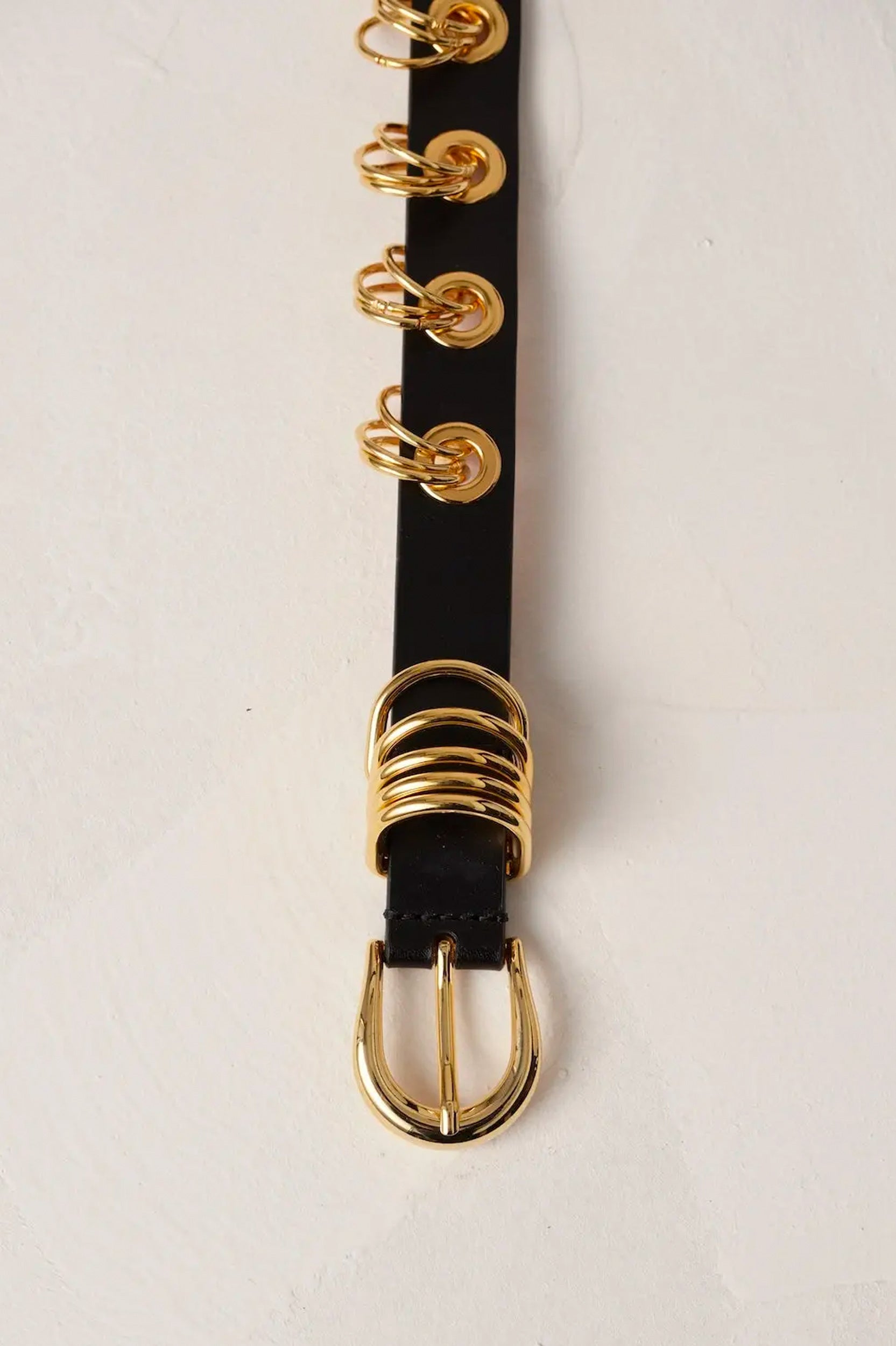 Revenge Gold Belt in Black & Gold