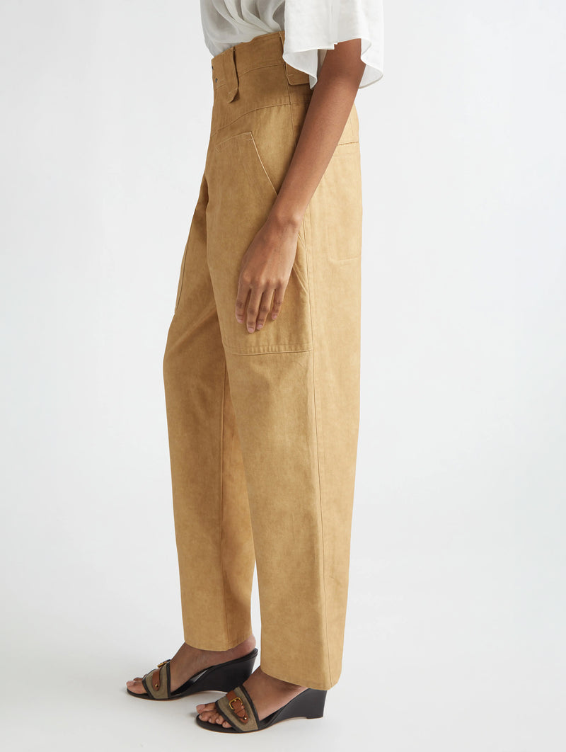 Rhil Pants in Beige
