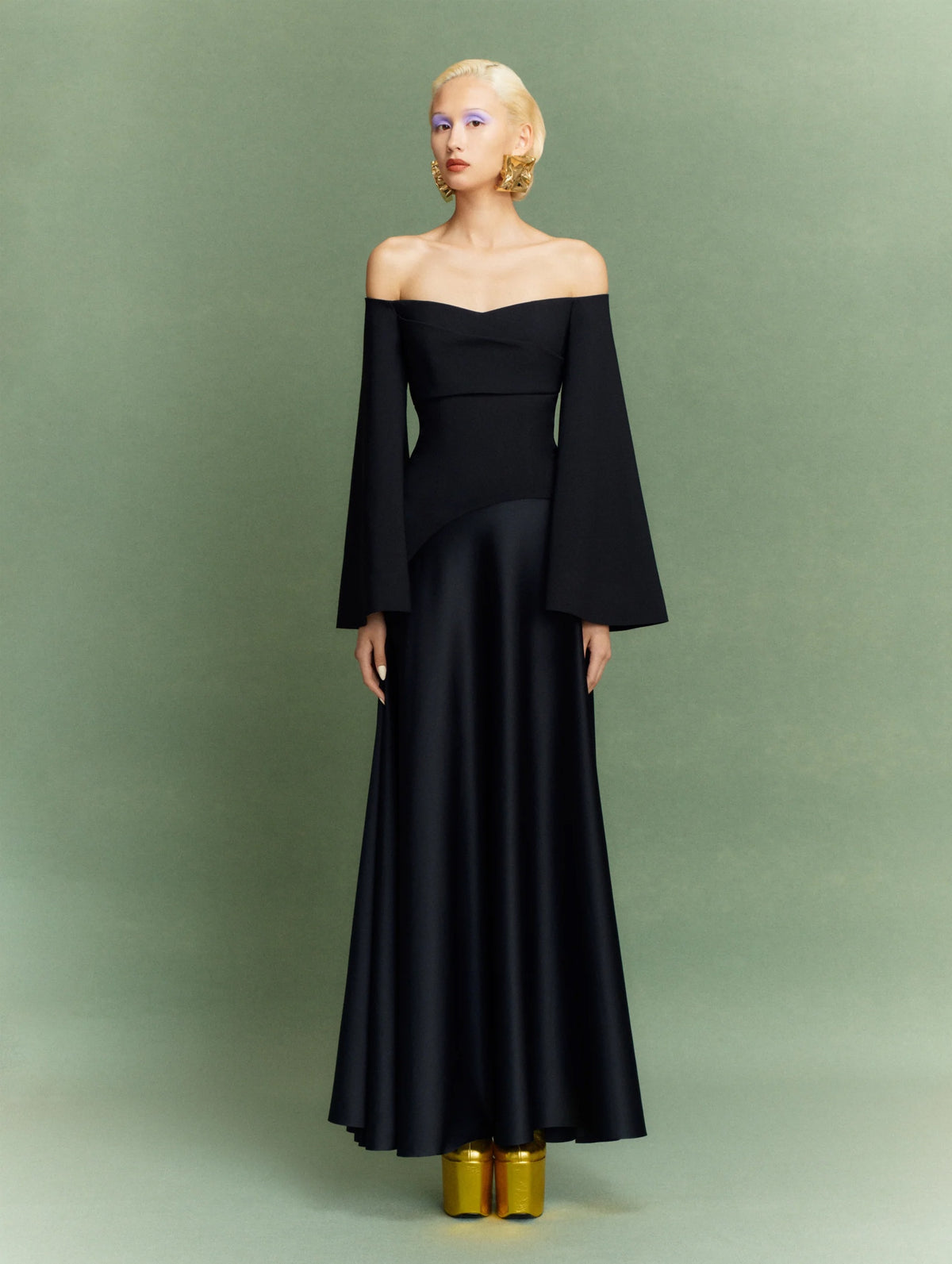 Rina Maxi Dress in Black