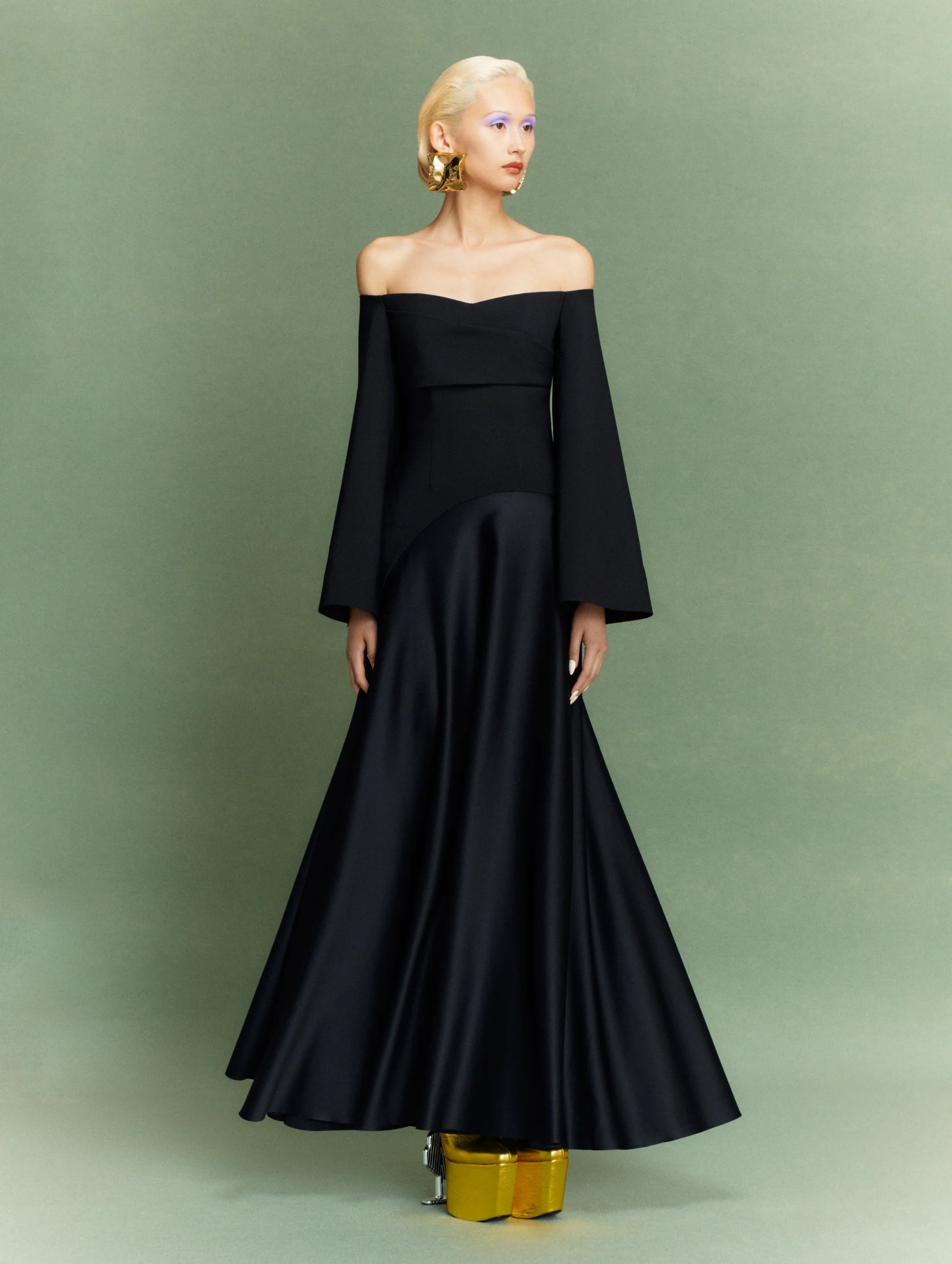 Rina Maxi Dress in Black