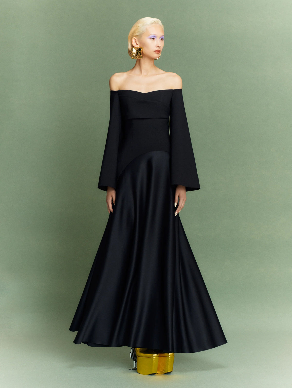 Rina Maxi Dress in Black