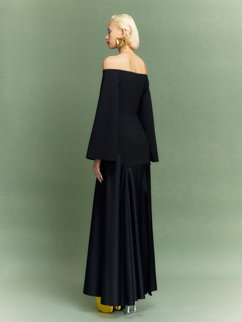 Rina Maxi Dress in Black