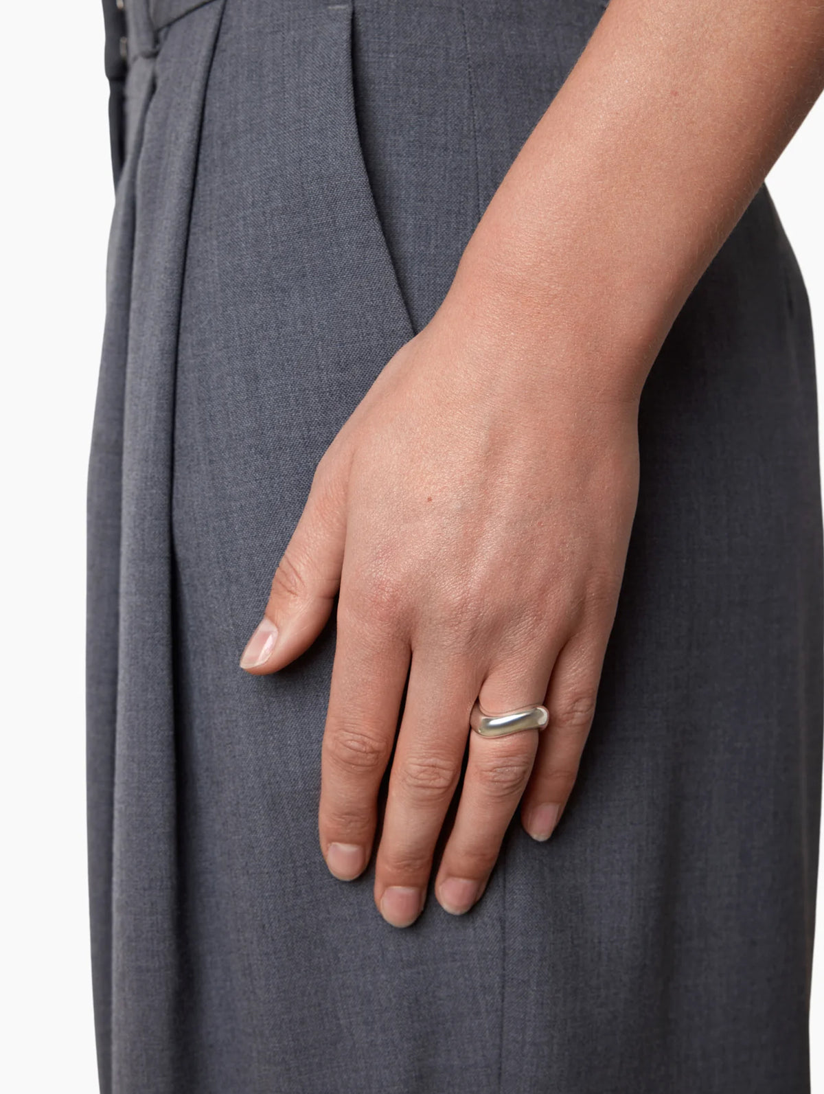 The Ivalo Ring in Silver