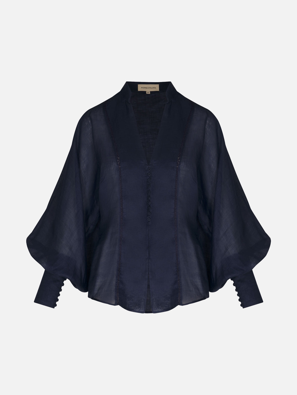 Rocas Del Mar Blouse in Navy