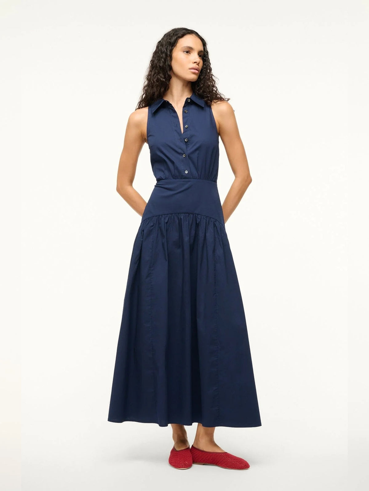 Romy Dress in Navy