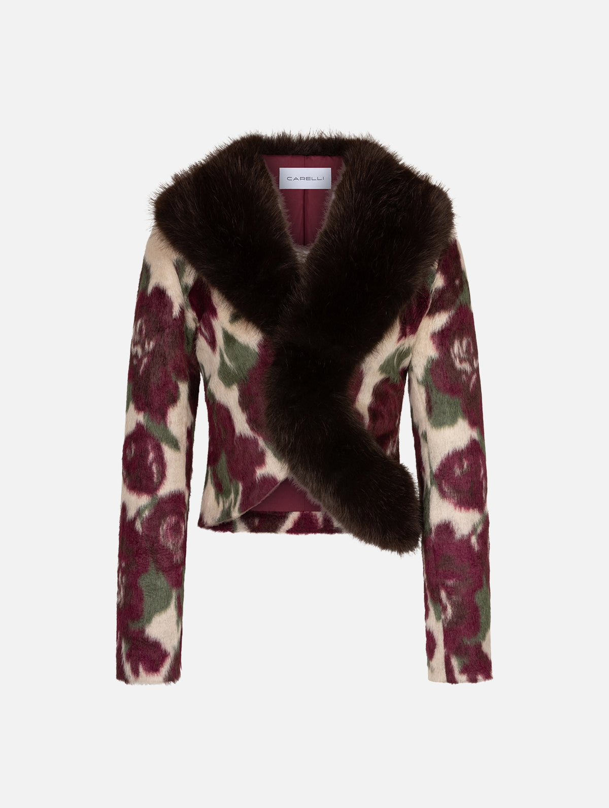 Rosa Jacket in Floral Fur
